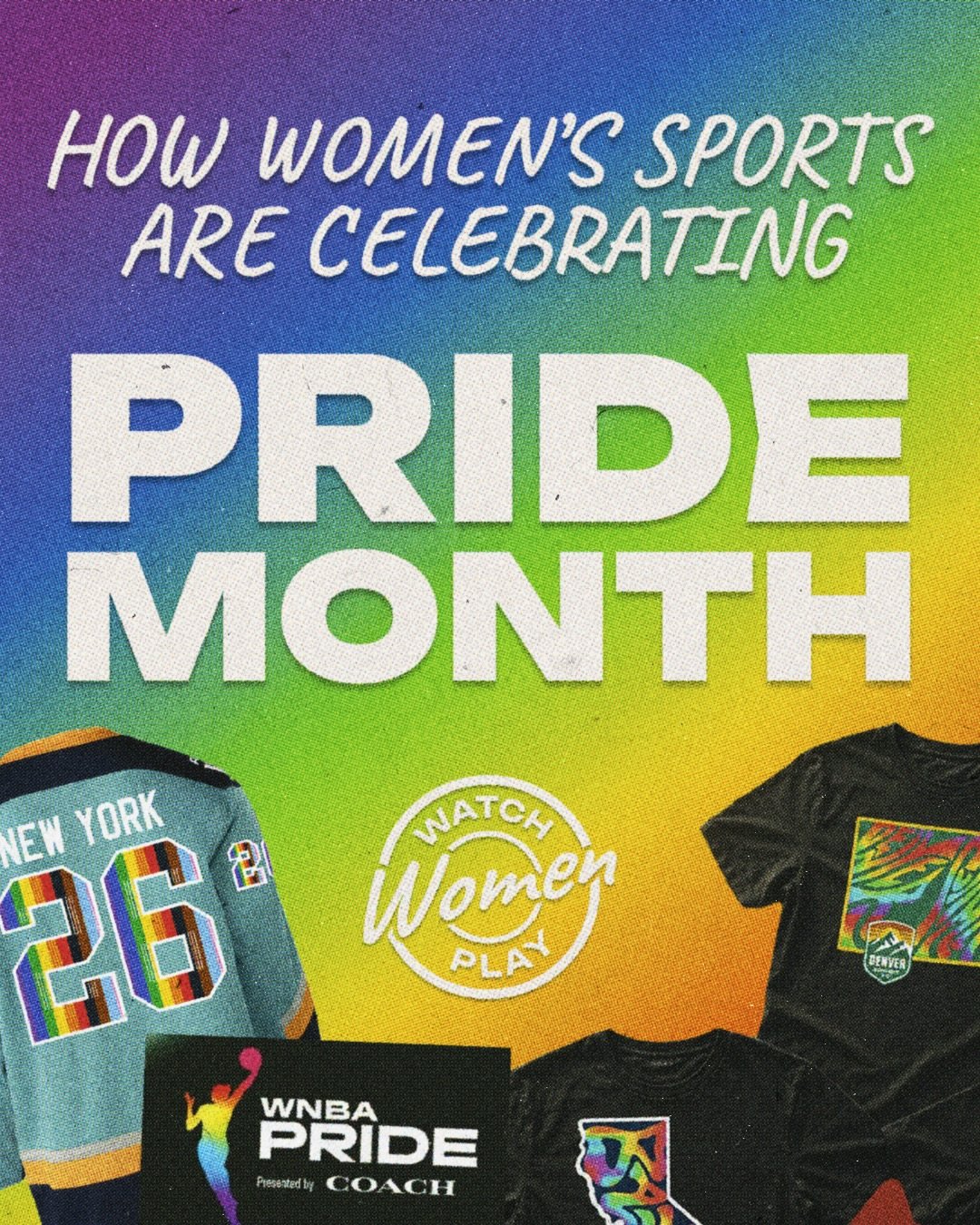 The @wnba, @thepwhlofficial, &amp; @nwsl are celebrating Pride Month by giving back! 🏳️&zwj;🌈 Scroll through to see how each league is contributing and which organizations they are supporting!