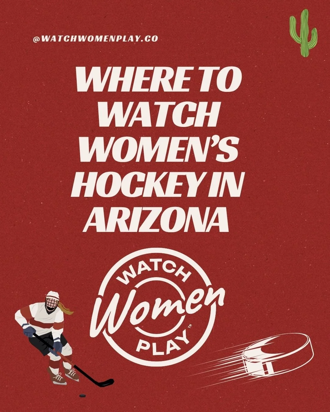 We may not have a #pwhl team but there's still women's hockey in Arizona! Don't forget to support your local college programs, because it's always a great day to watch women play. 😉🏒

Share with a friend you're taking to the next game! #womenssport