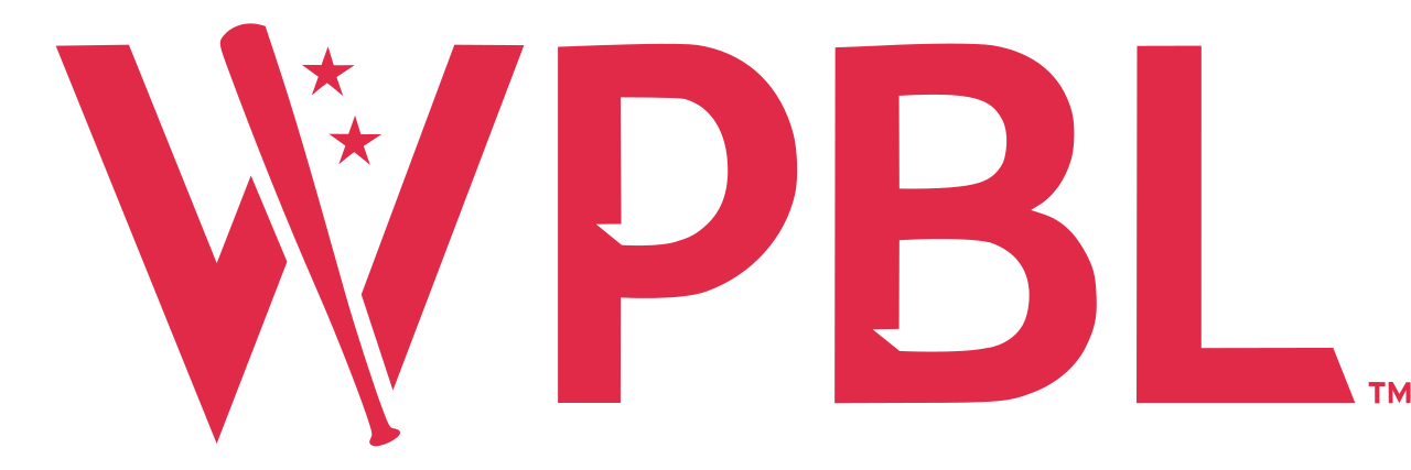 Logo of the WNBA with stylized red letters and a basketball hoop with two stars above it.