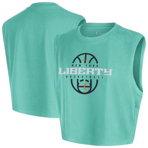 Green basketball practice jerseys for Liberty Basketball, featuring a basketball hoop graphic and text.