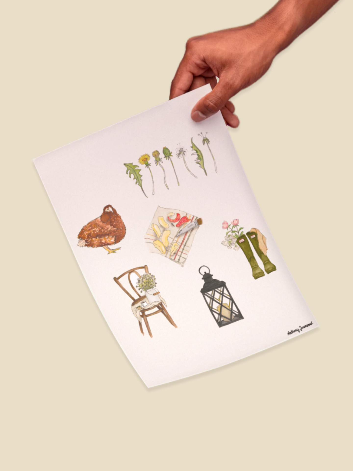 Planche d'objets fétiches