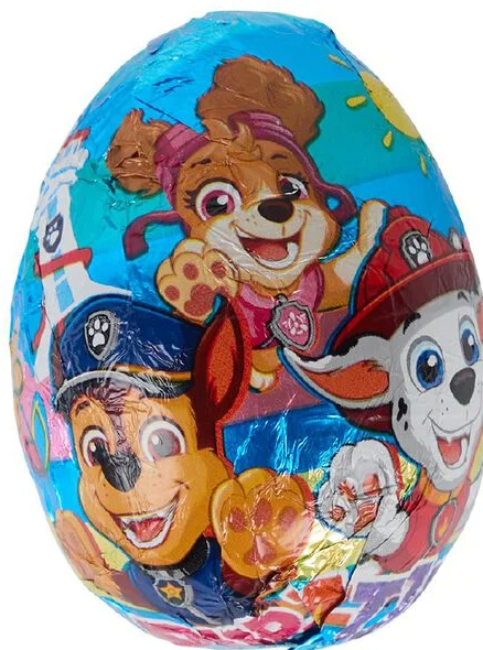 Paw Patrol chocolate egg