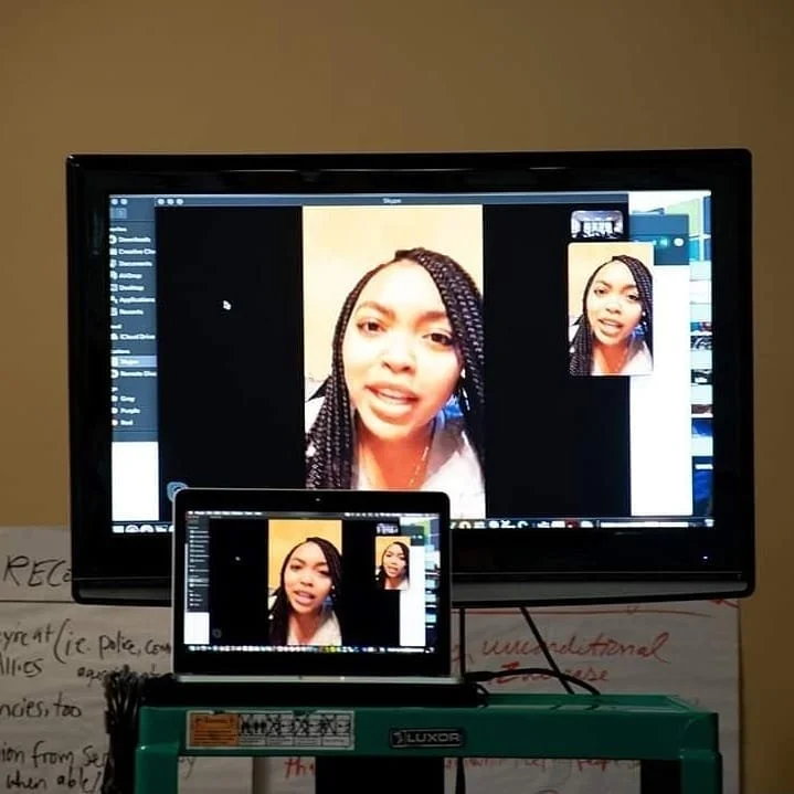 We would like to give a huge THANK YOU to our friend Kieshary Morrison the co-founder of Ya Local Plug Kieshary  thank you for being the first virtual mentor to our students yesterday evening. Kieshary Morrison shared with our students the importance