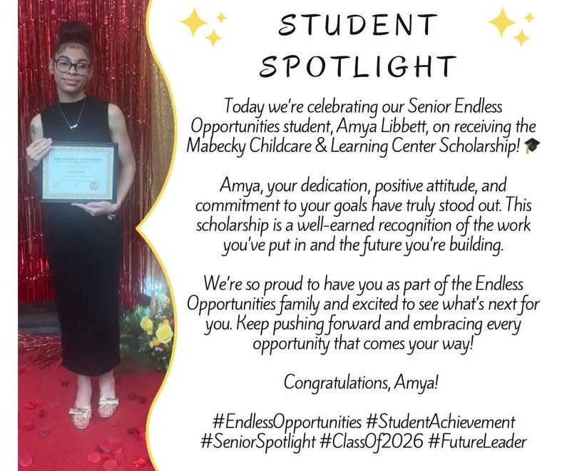 🎉Join us in celebrating Amya Libbett for this amazing achievement!

#EndlessOpportunities 
#StudentAchievement 
#SeniorSpotlight 
#ClassOf2026 
#FutureLeader
