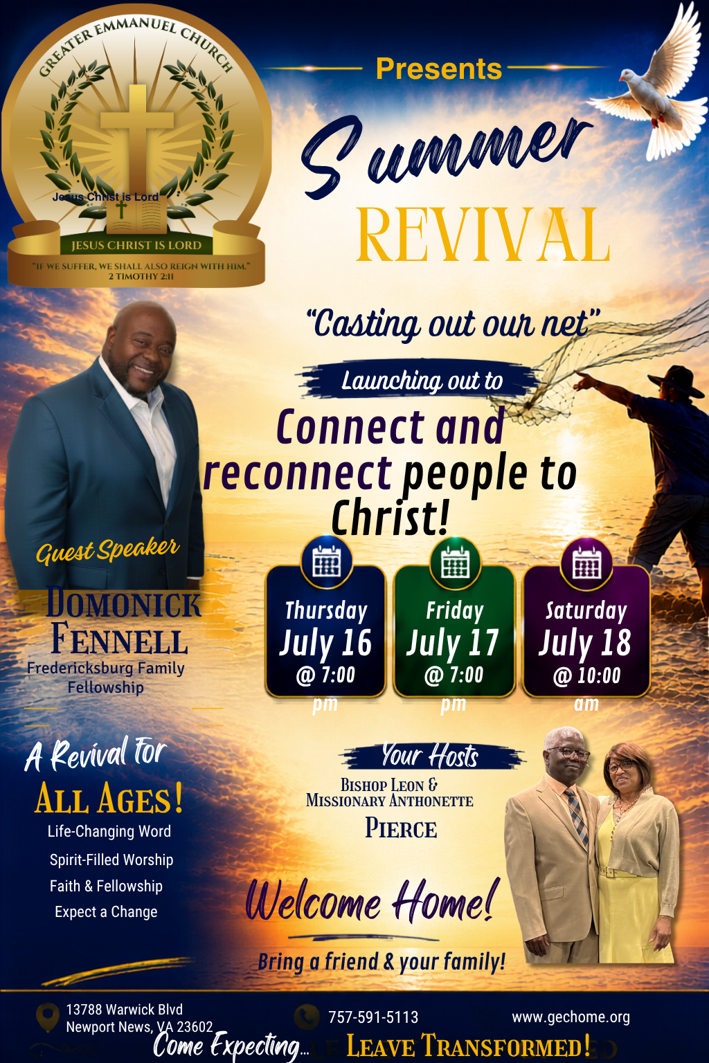 Summer Revival - Pastor Domonick Fennell