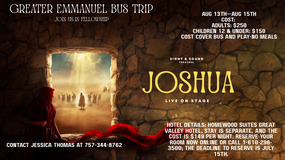 Church Trip to Stage Play Joshua