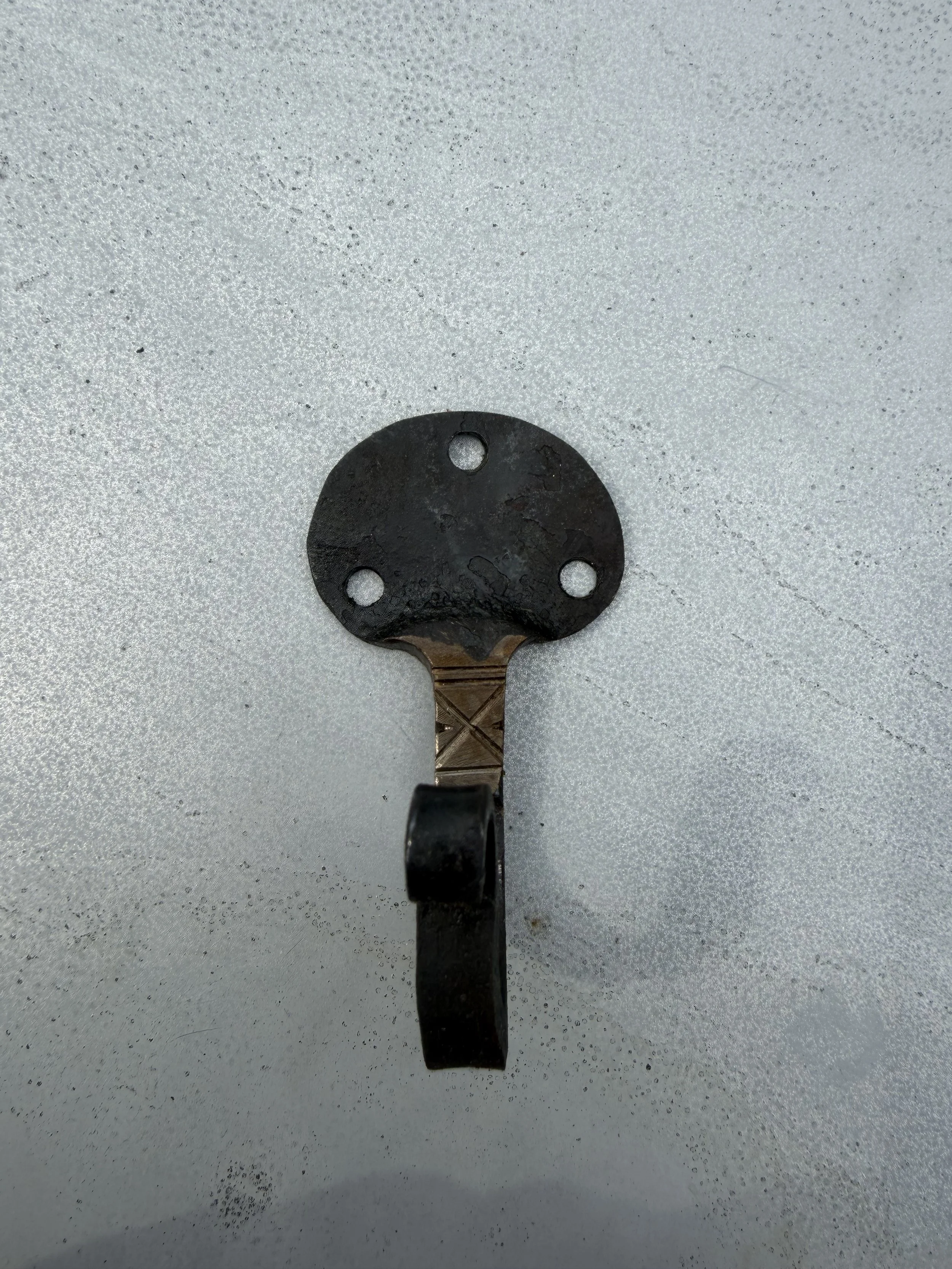 Decorative 18th Century Cusp Hook #2