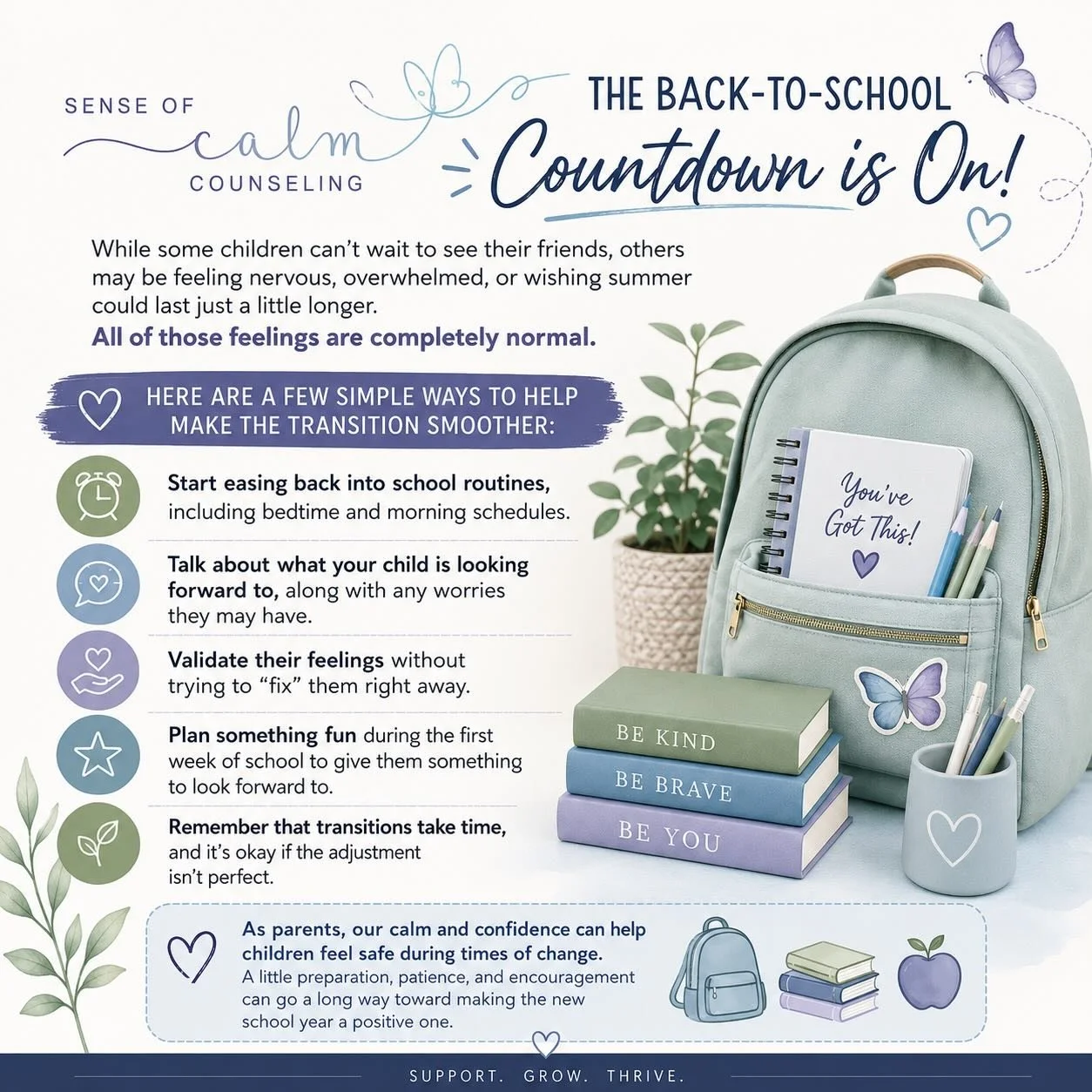 Back to School countdown is on! #backtoschool #smoothtransition #shortsummer #parenting #emotionregulation