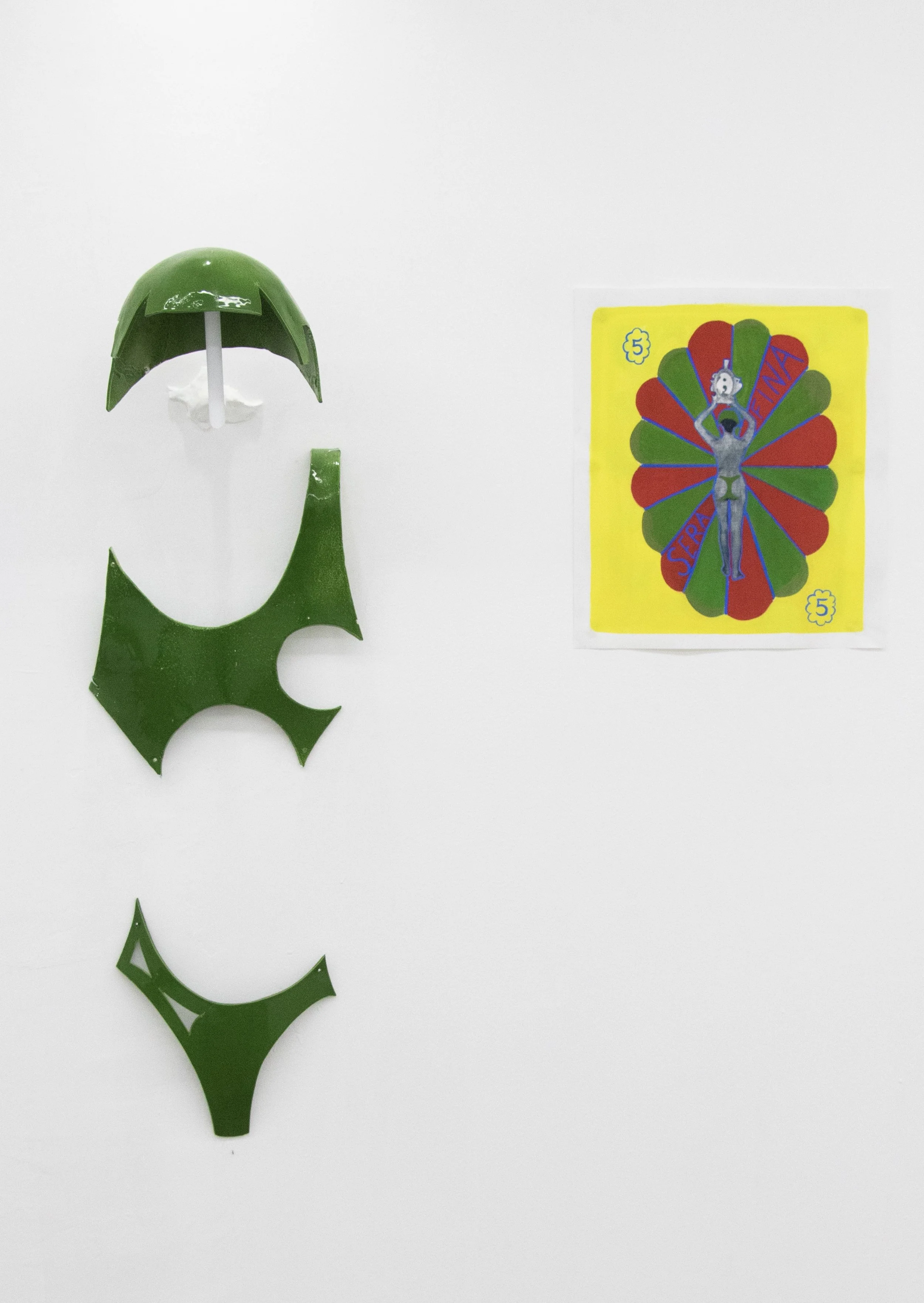 Ceramic Costume, serigraphy and gouache print