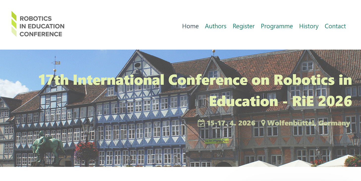 Robotics and AI in Education: Our Paper Presented at Conference RIE 2026
