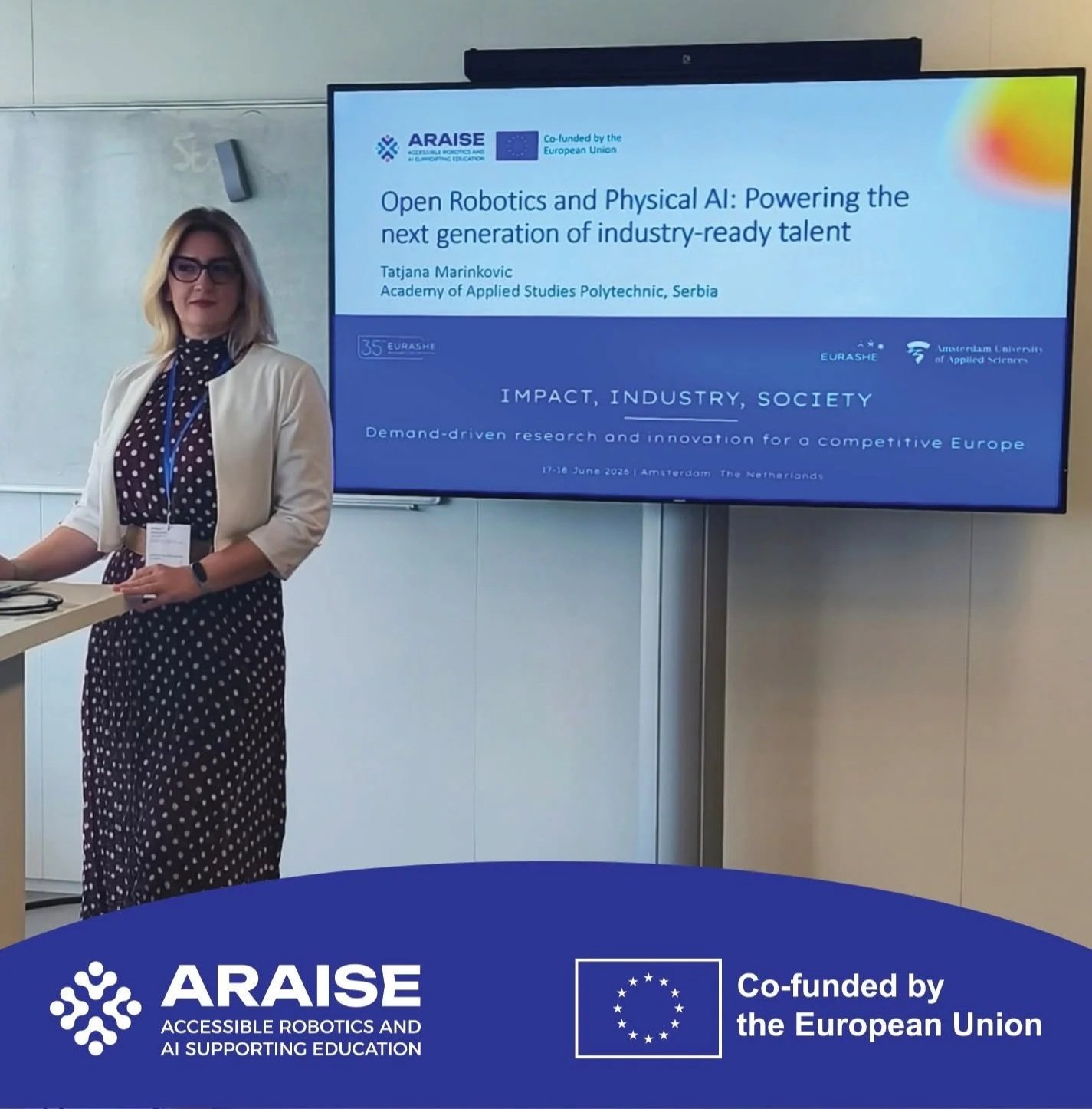 ARAISE Project at 35th EURASHE Annual Conference in Amsterdam