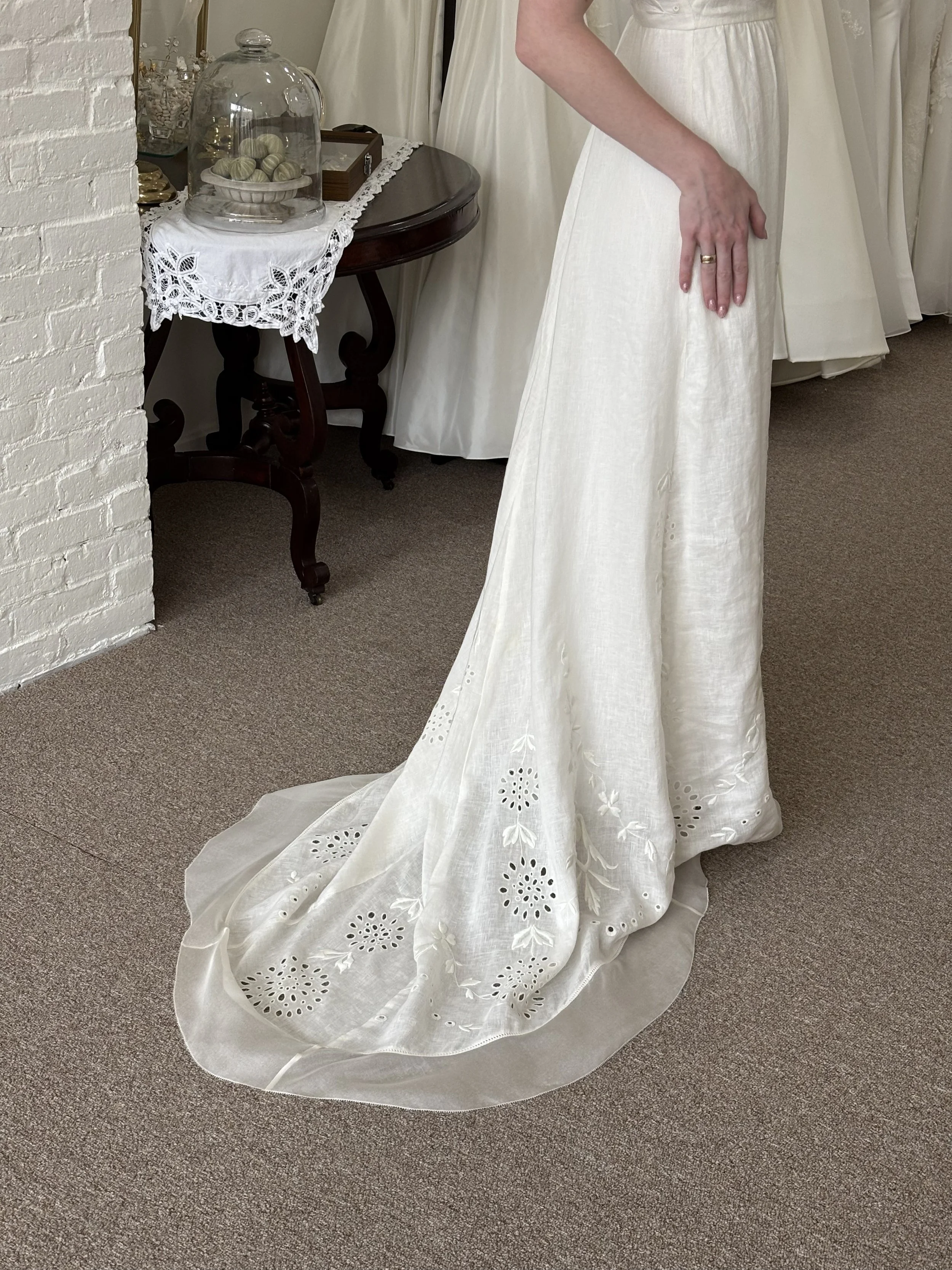 Vintage boho wedding dress