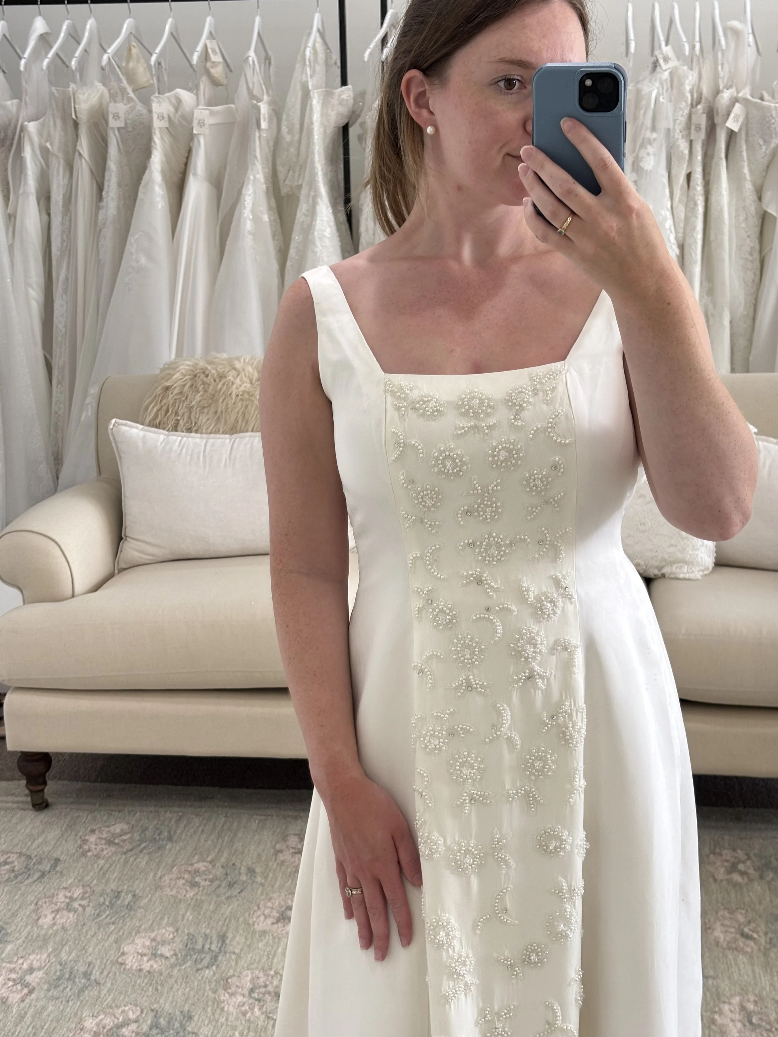 vintage beaded wedding dress at Keepsake Bridal