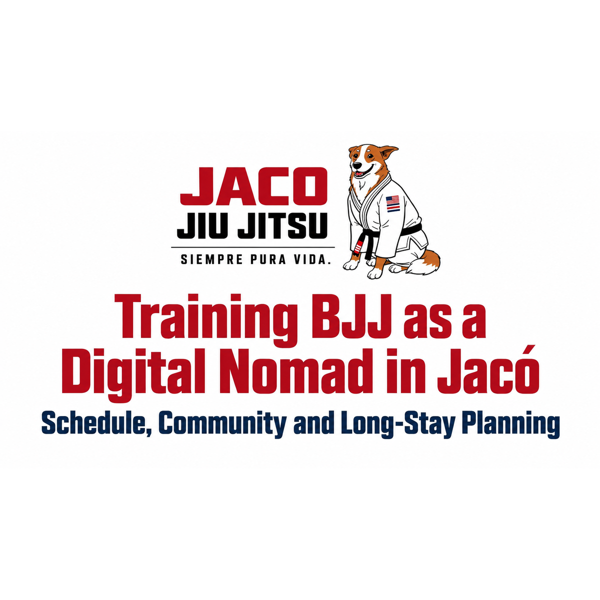Training BJJ as a Digital Nomad in Jacó: Schedule, Community and Long-Stay Planning