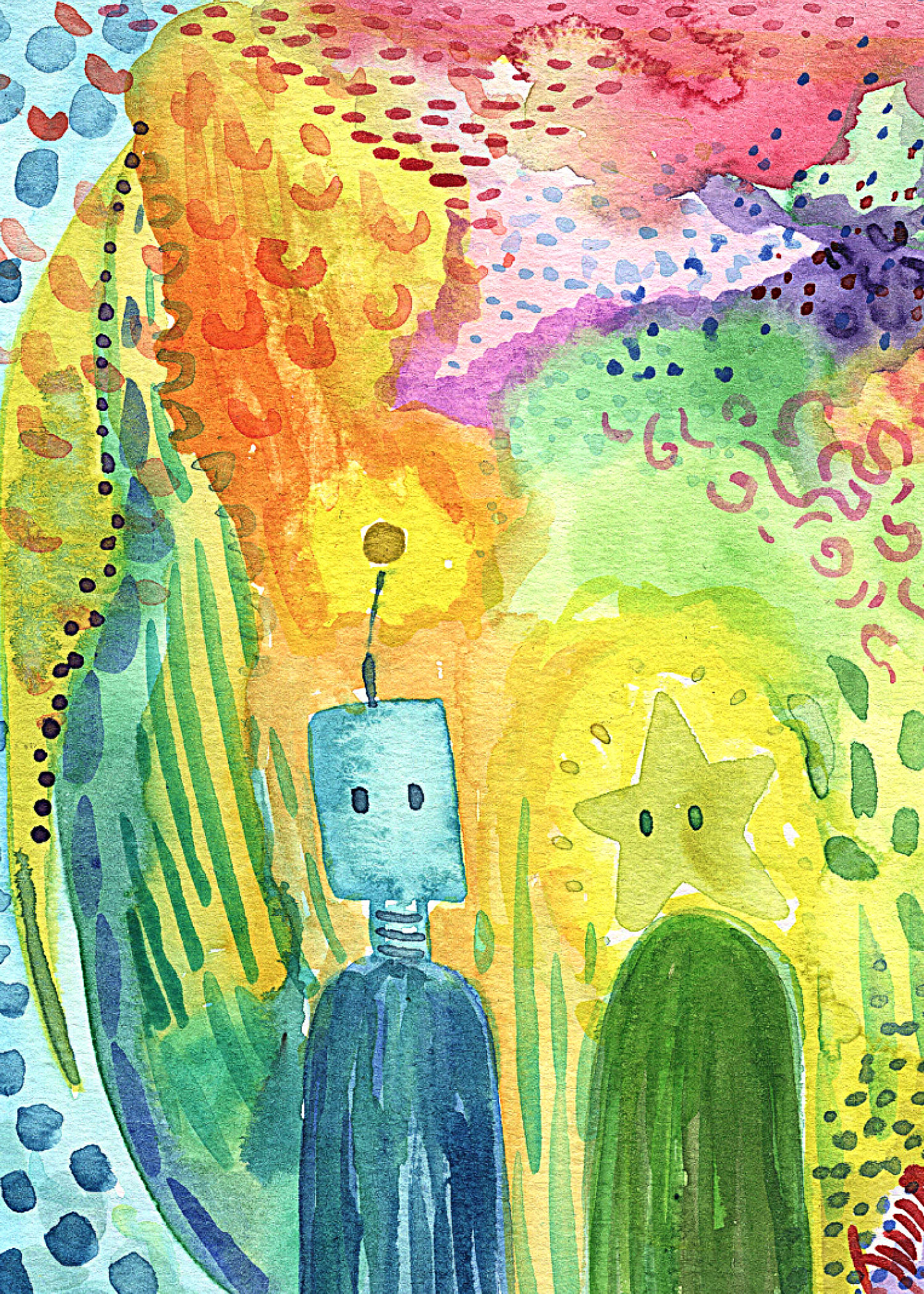 EstrellitaRodriguez_Robot and Star Daydream Vibes.jpeg