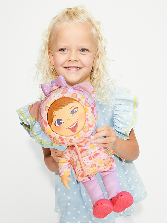 Whatsitsface (aka Moodles) emotional intelligence plush toy, makes learning fun!