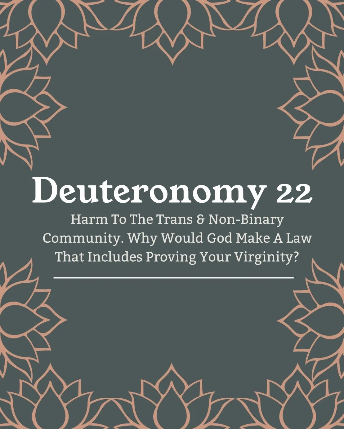 When Scripture Hurts — and I Still Show Up Anyway (Deuteronomy 22)
