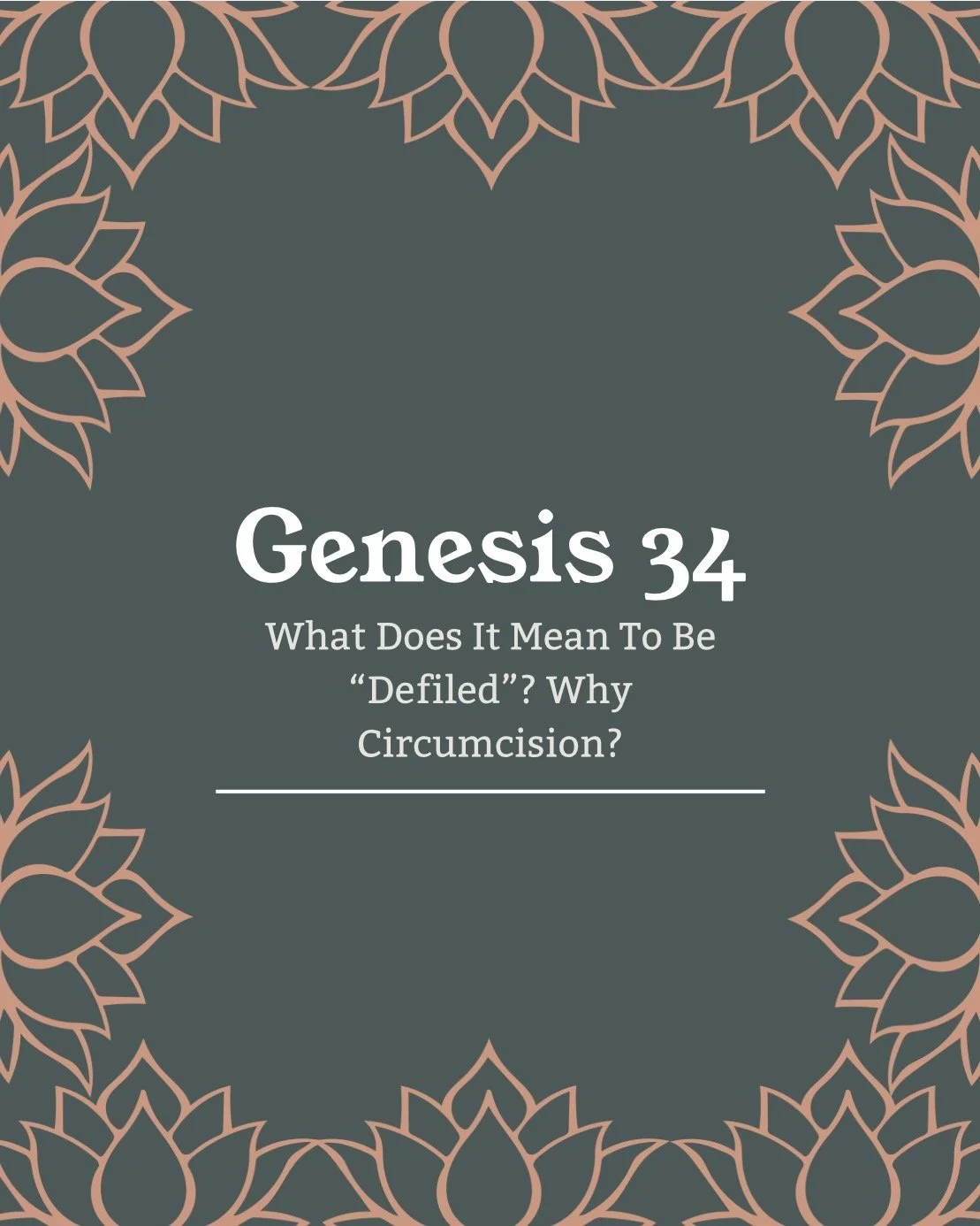 “The Story That Tightened My Jaw: Sitting With Genesis 34”