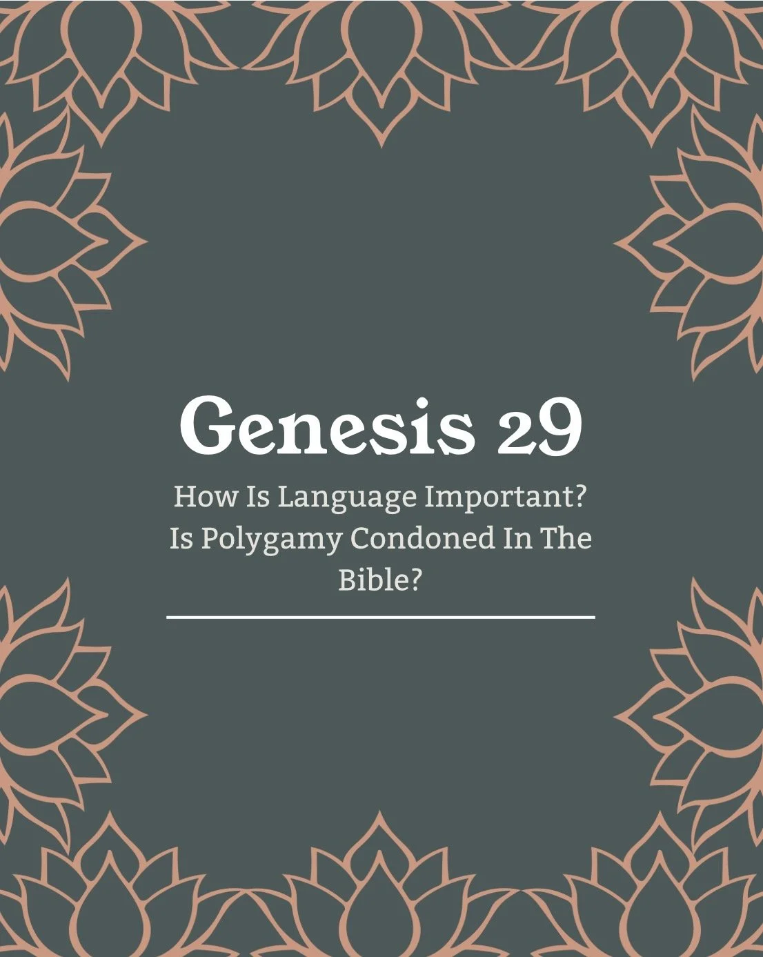 “Seven Years, Two Sisters, and a Whole Lot of Questions: Sitting With Genesis 29”