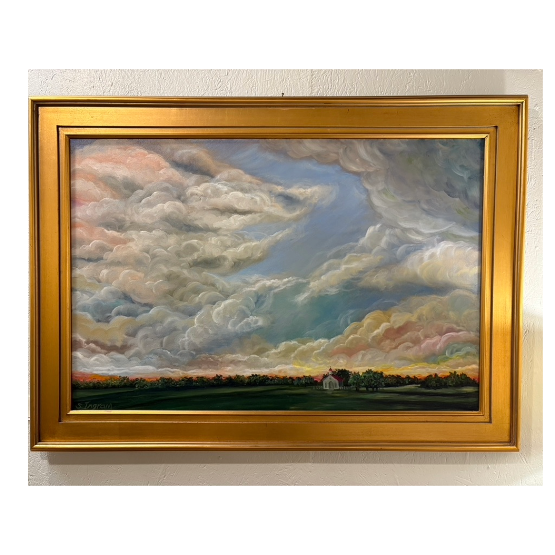 "Cloud Cover", Oil on Canvas, Susan Ingram 24" x 36"