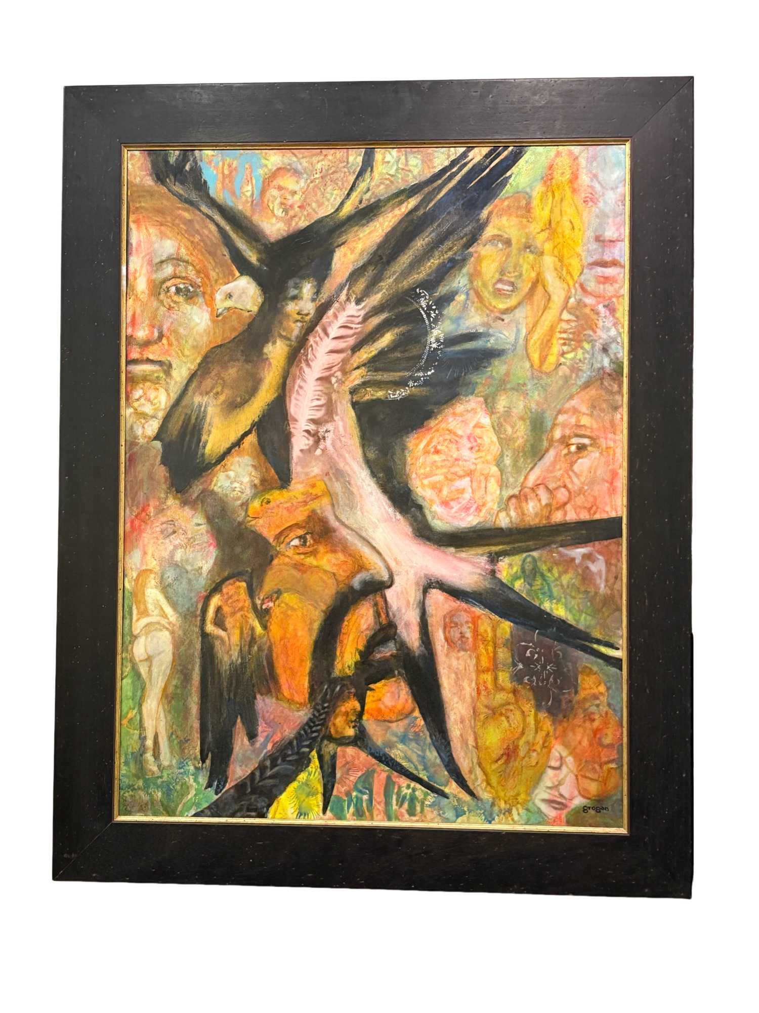 "Listeners", Oil on Linen, Patrick Grogan, 2026