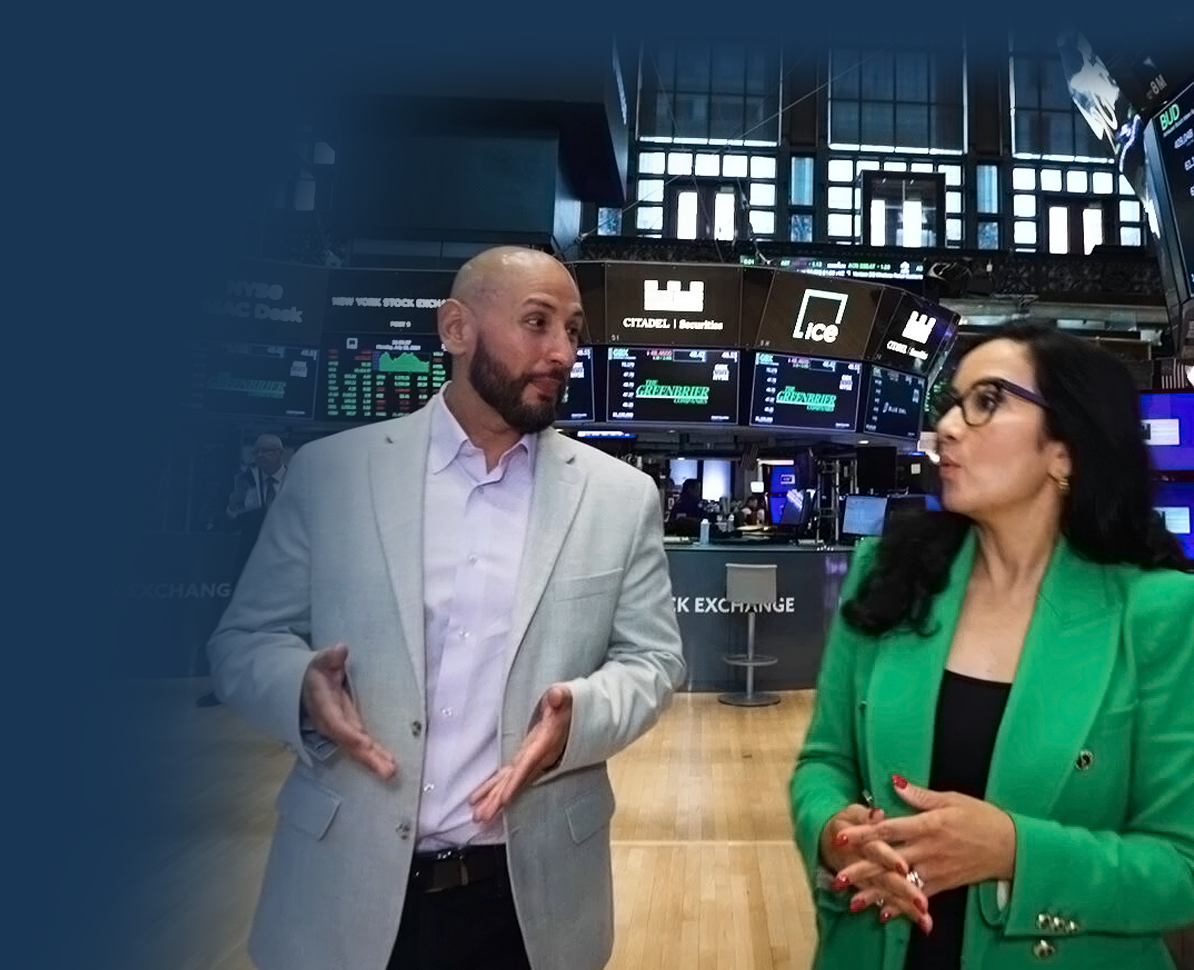 Marcos Torres leadership advisor and keynote speaker joined Judy Shaw on NYSEFloor Talk