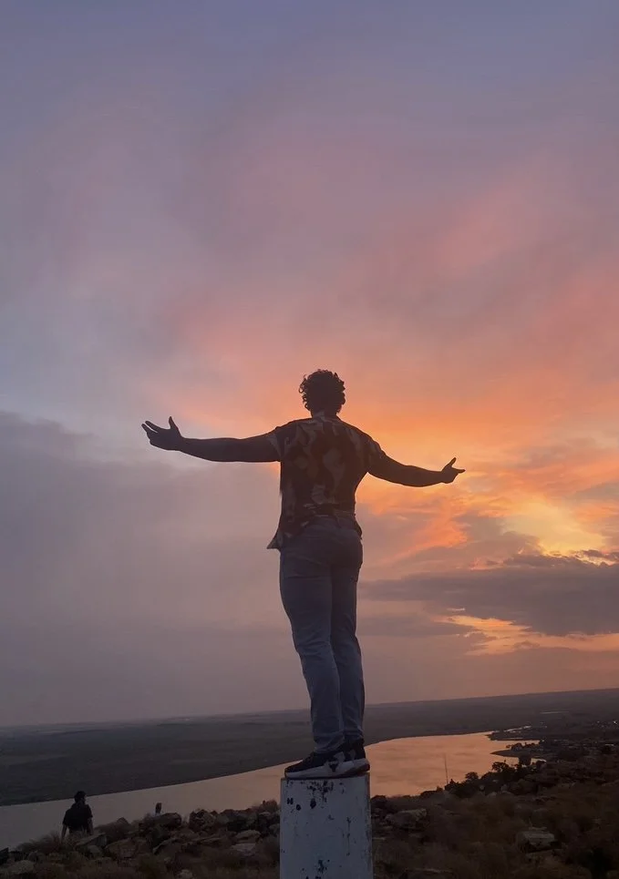 A personal image that showcases myself out in nature, "free", and enjoying life to its fullest.