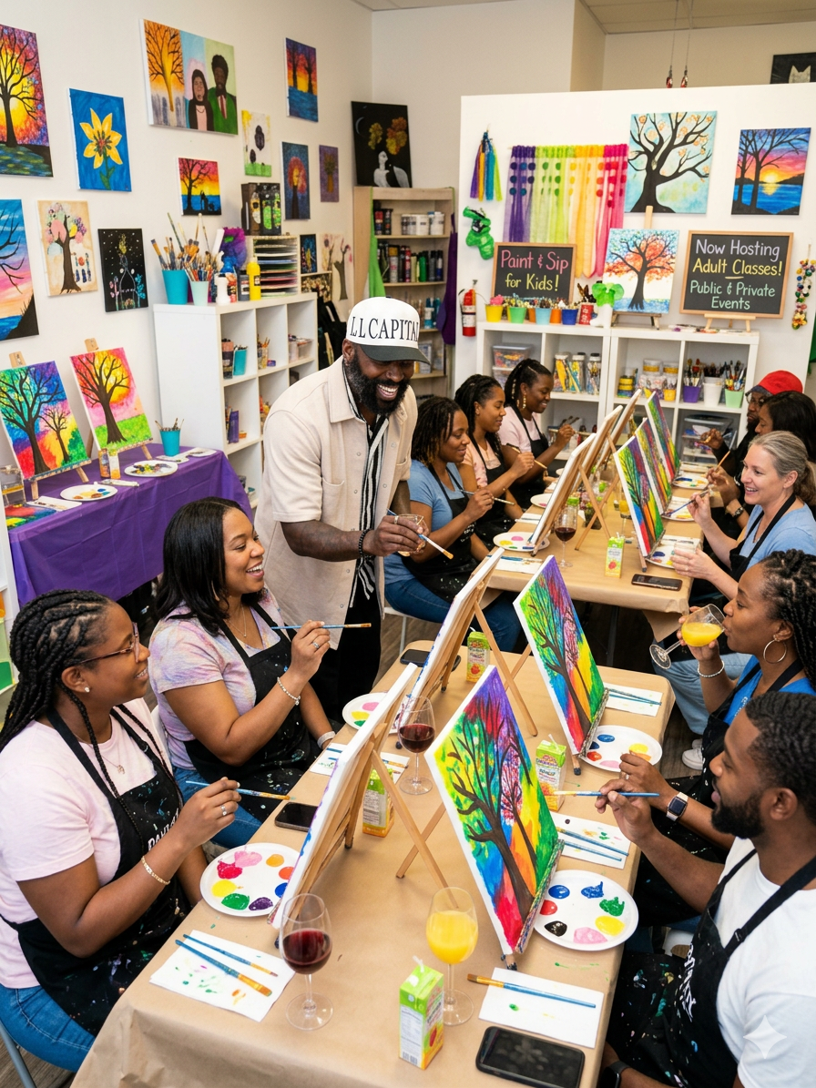 Signature Adult Paint & Sip (21+)