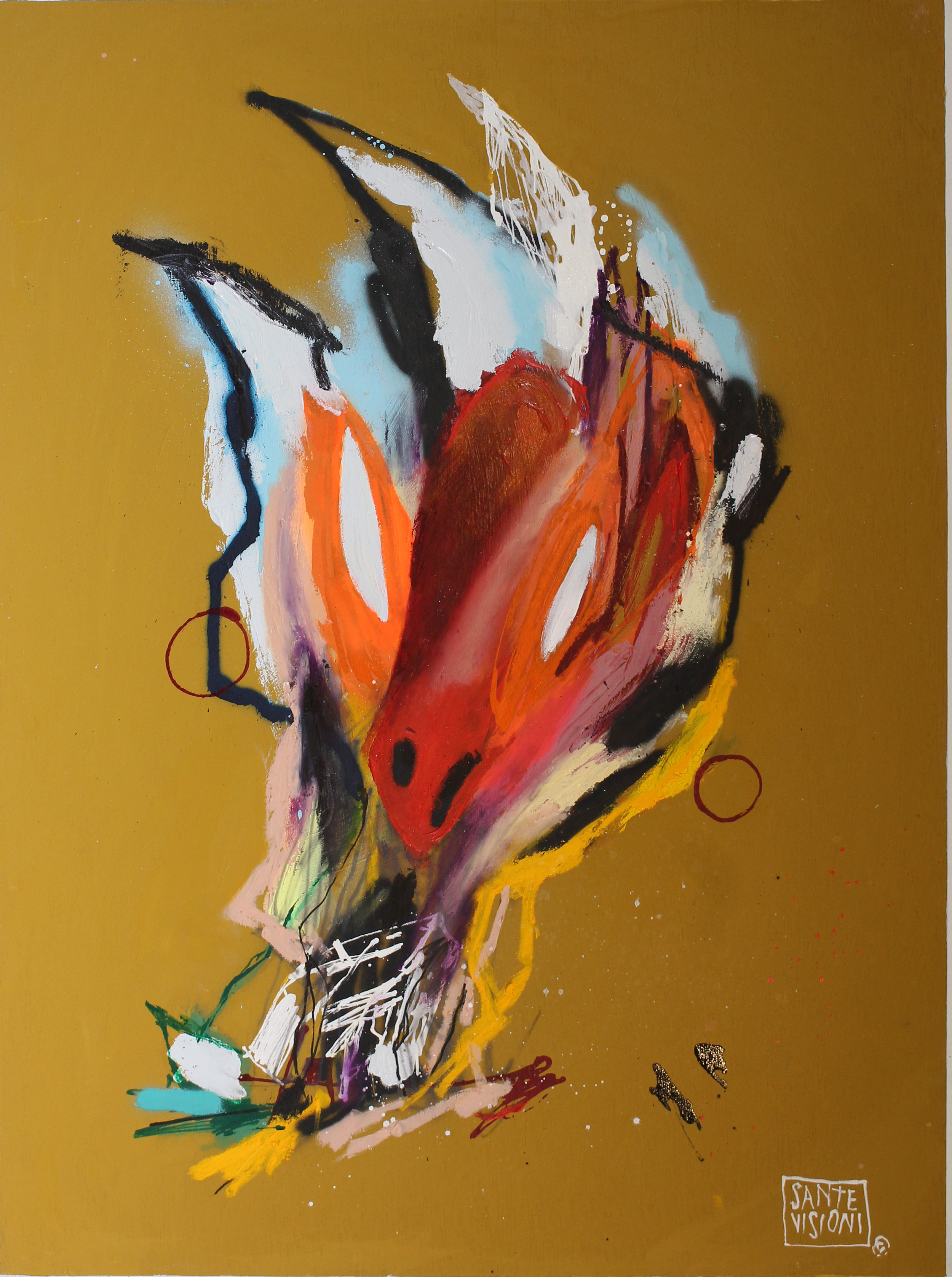 SanteVisioni_Galileo_2026_Mixed media on wood_100x72cm.png
