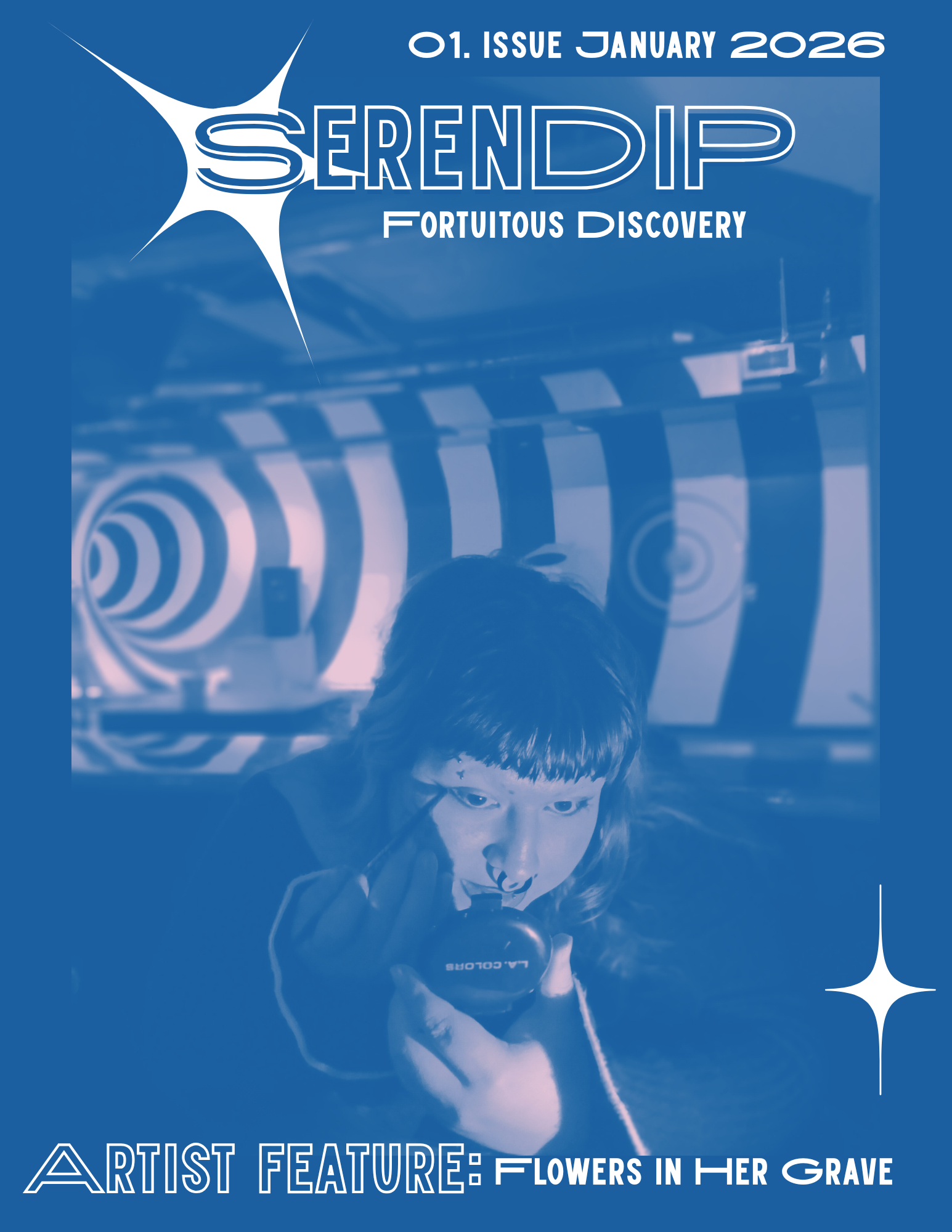 Serendip January Issue | Artist feature: Flowers in her Grave $10-$50 sliding scale