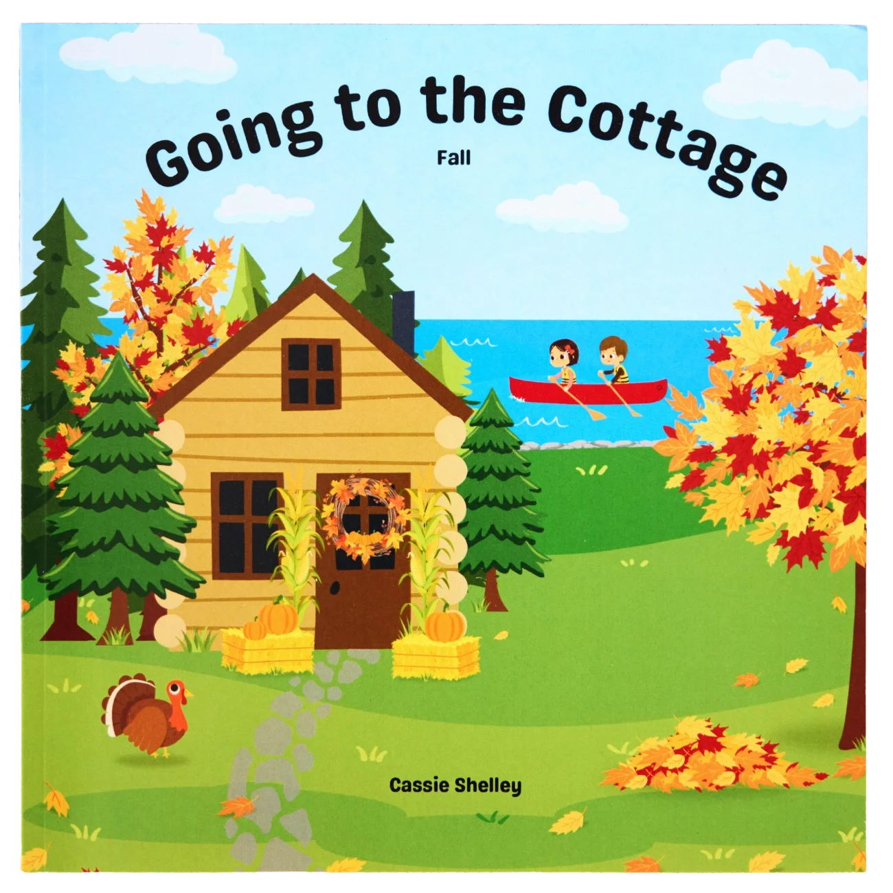 Going To The Cottage Fall Book Cover Graphic