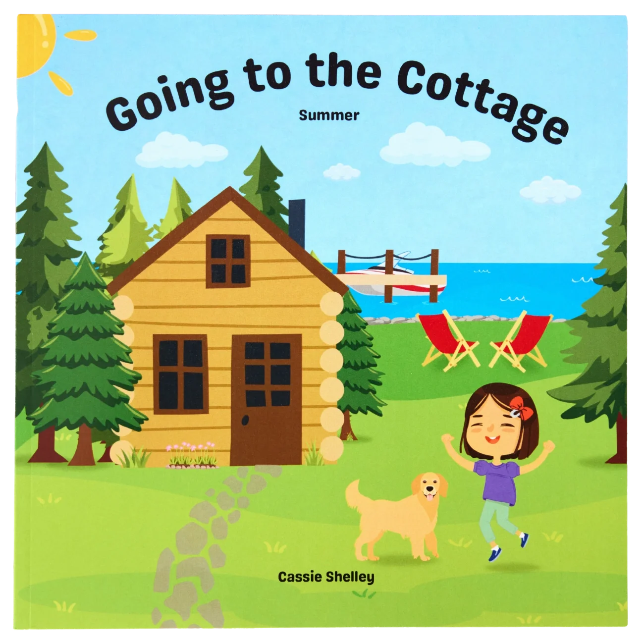 Going To The Cottage Summer Book Cover Graphic