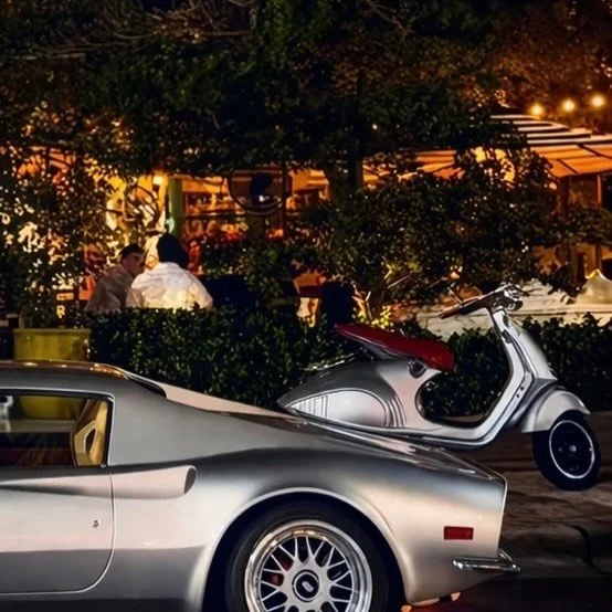 Traffic don&rsquo;t apply when you move different. 
Gridlocked minds. I took the Vespa 946. Classic. Original.

Pulled up through the noise like it was silence. 
Dinner waiting. Energy curated. Presence intentional.

This not transportation. This des