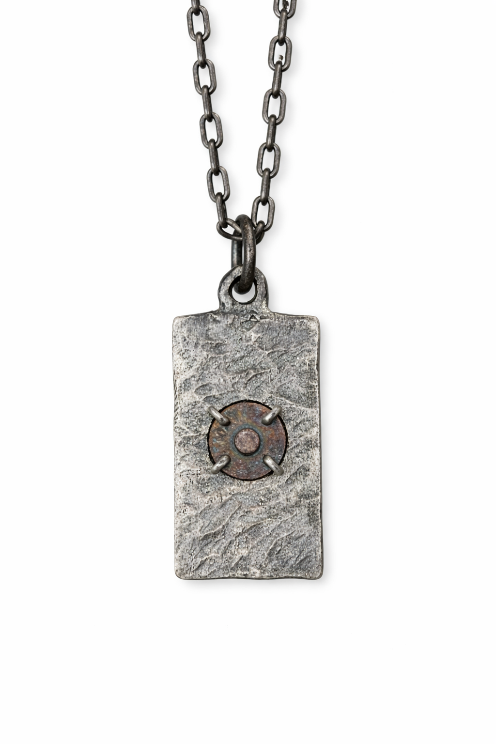.925 Silver Organic Pendant Chain