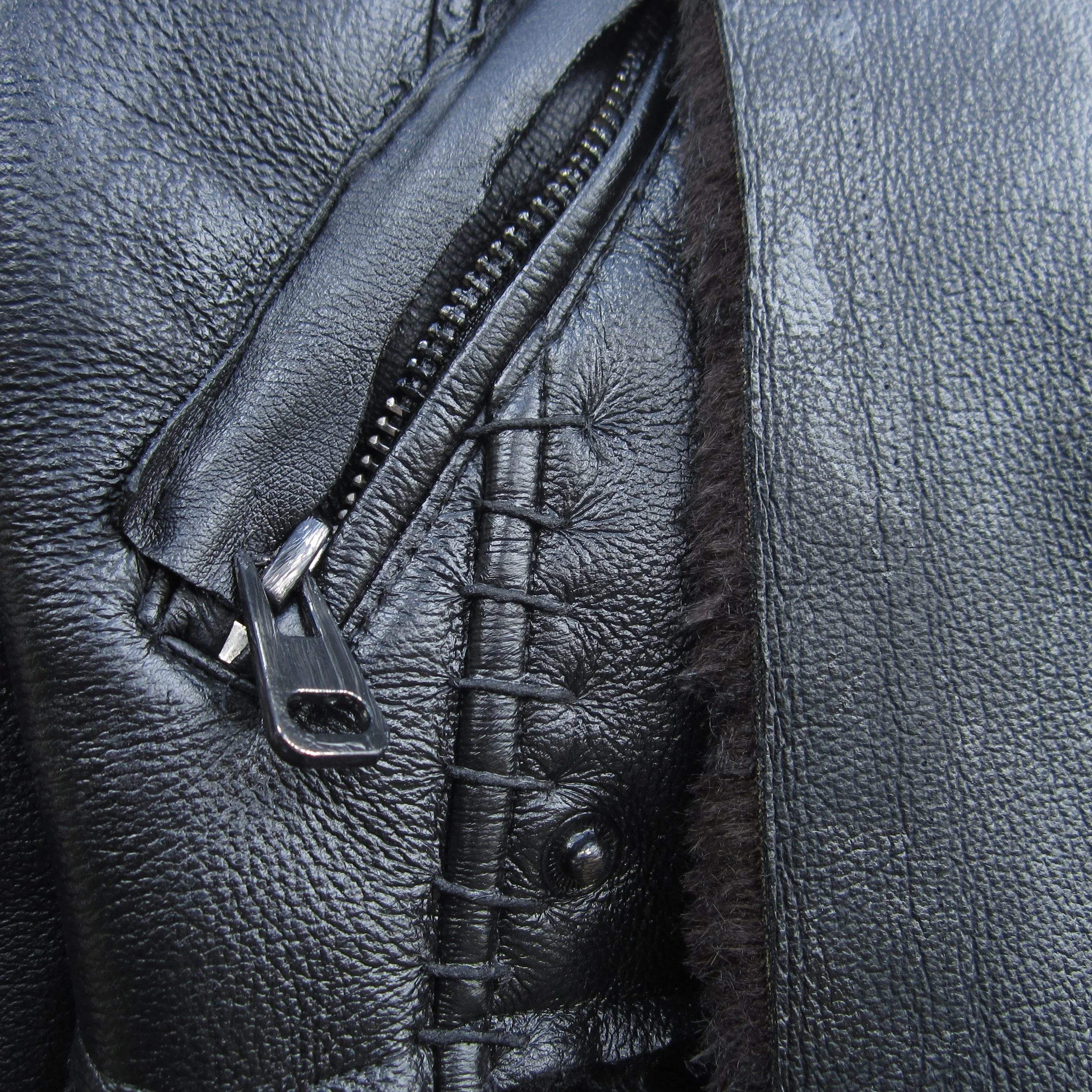 Carter Hyam Canberra Designer - Oblique Asymmetrical Faux Biker Leather Jacket Designed by Carter Hyam.JPG