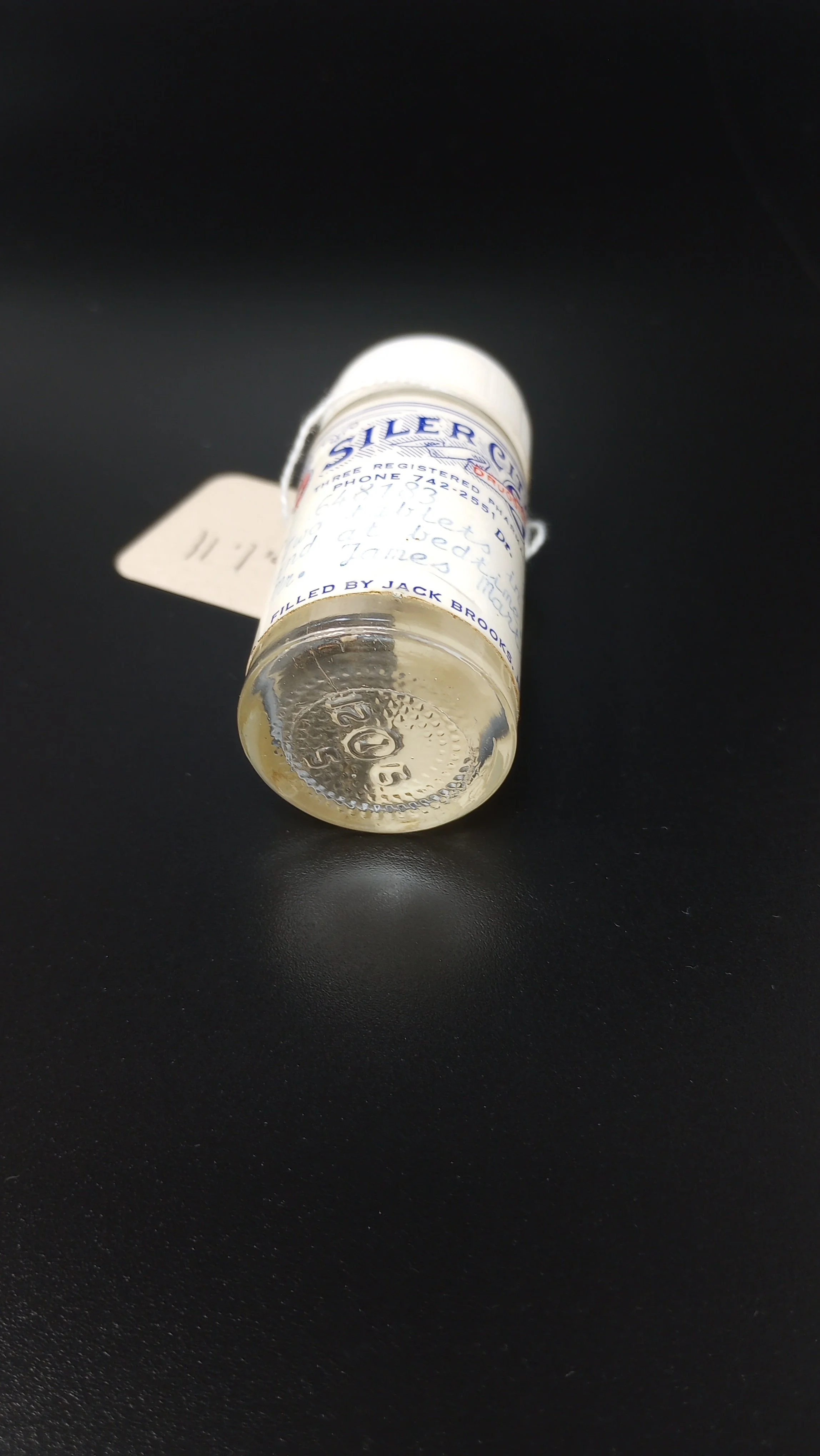 Vintage Siler City Drug Co Bottle