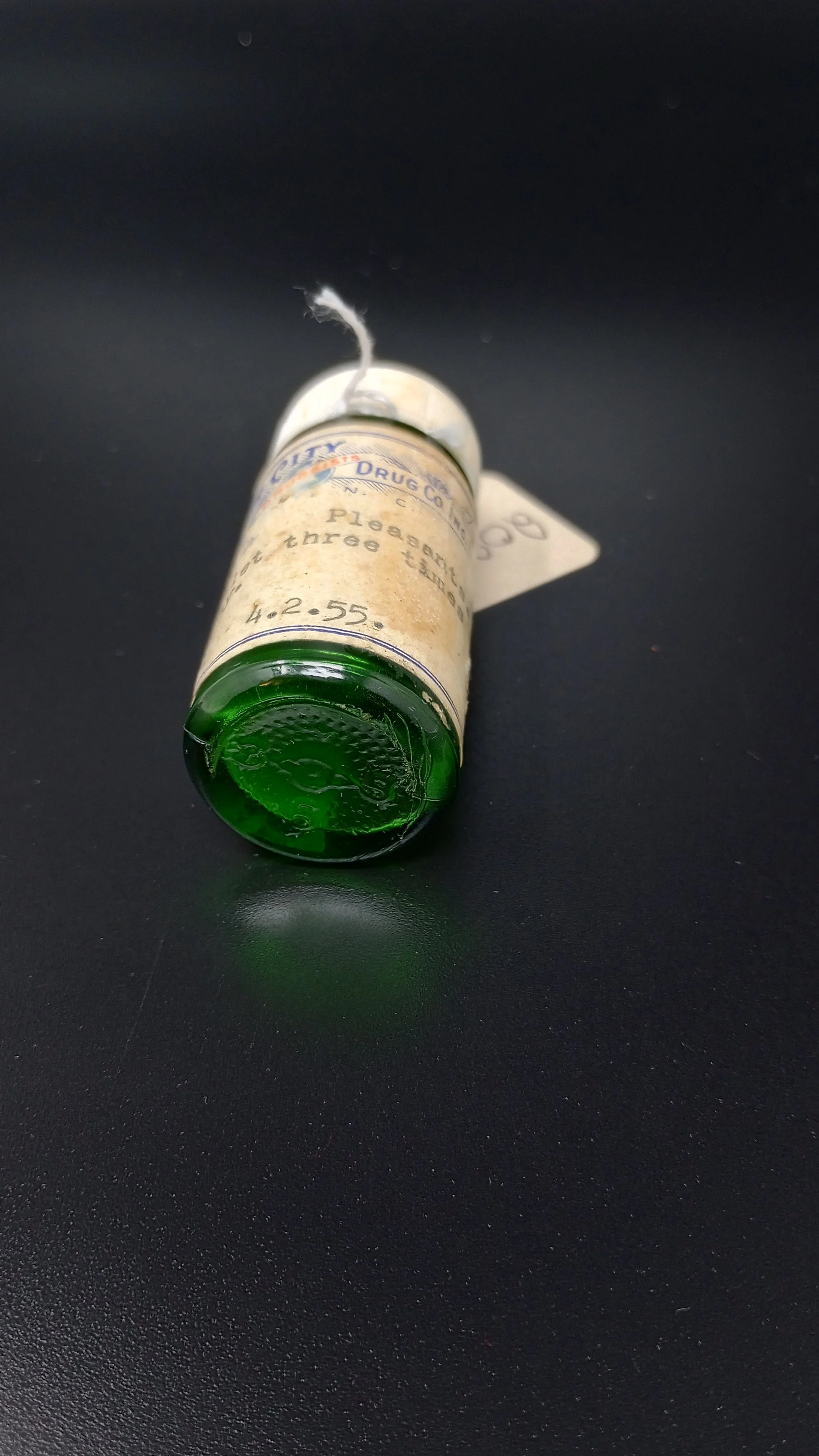 Vintage Siler City Drug Co Bottle