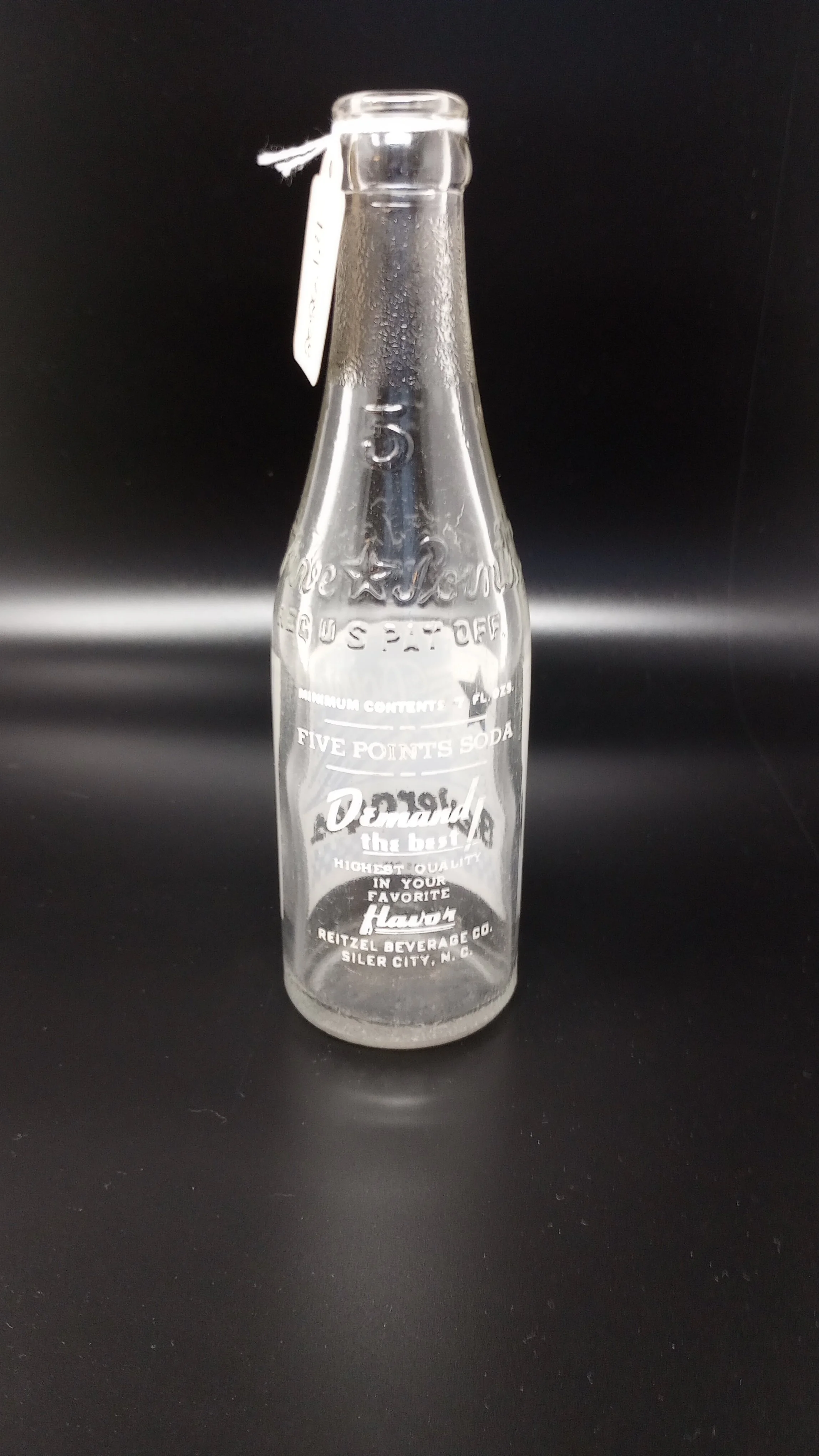 Siler City Reitzel Five Points Bottle