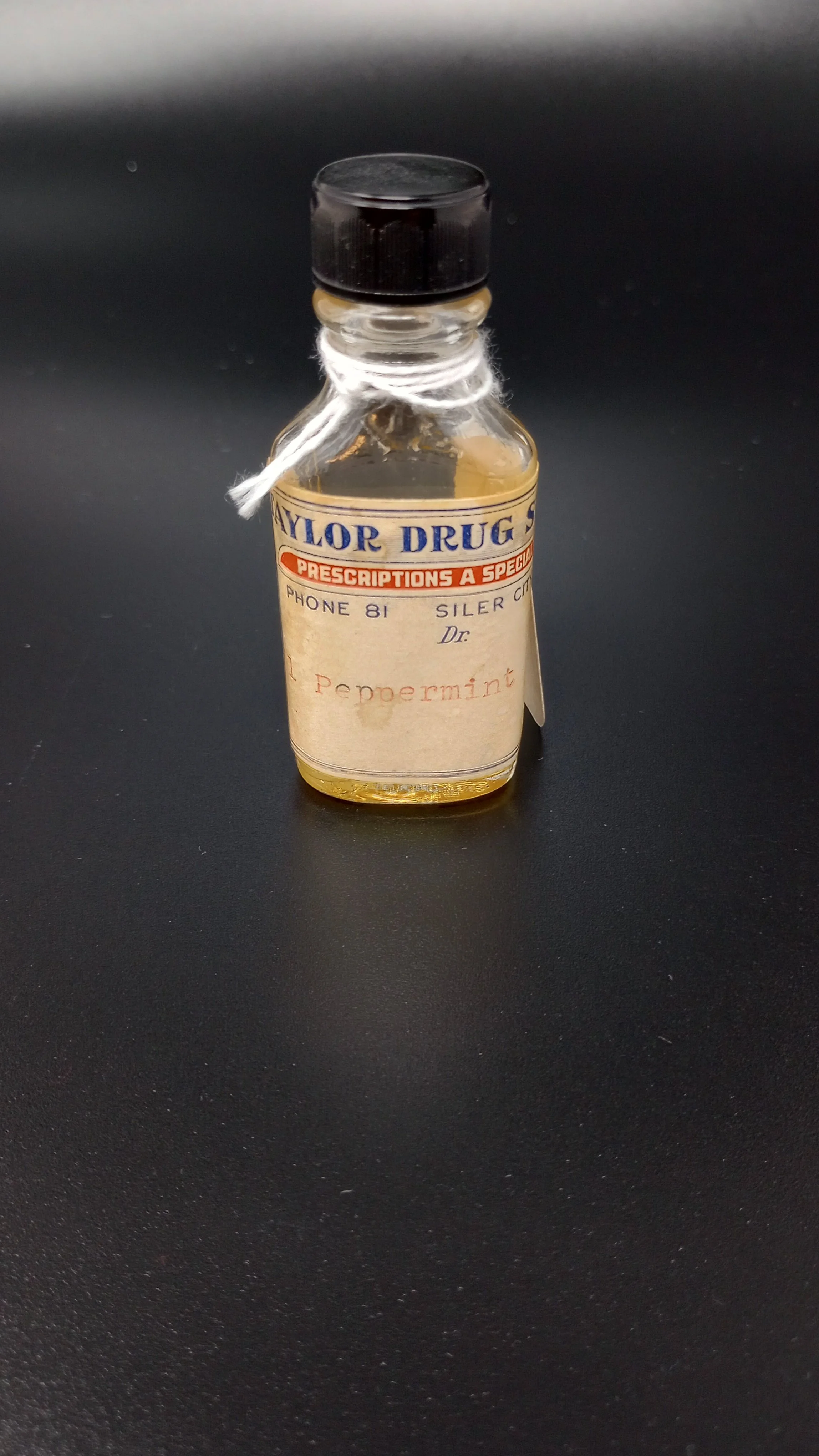 Vintage Taylor Drug Store Bottle From Siler City