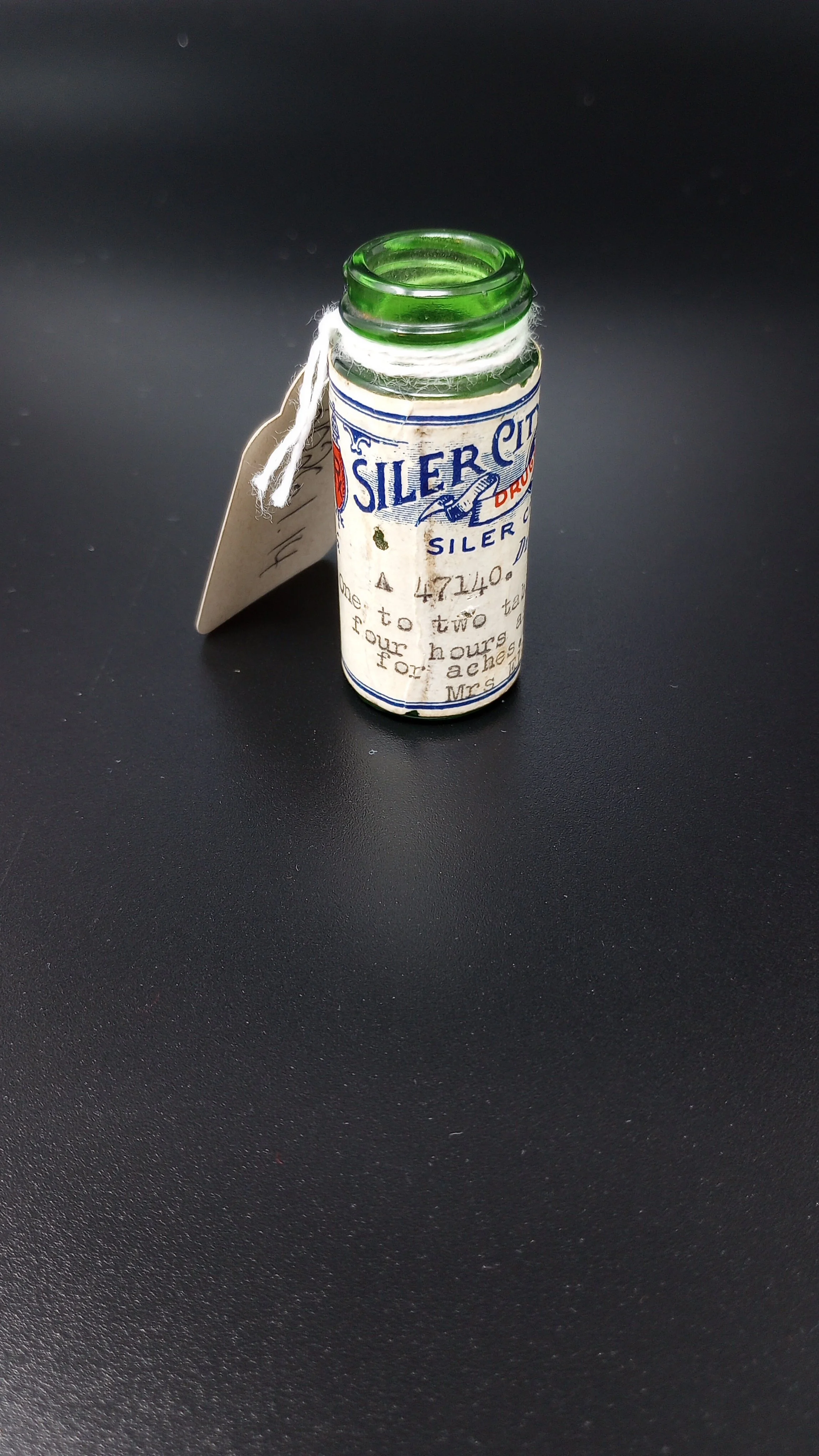 Vintage Siler City Drug Co Bottle