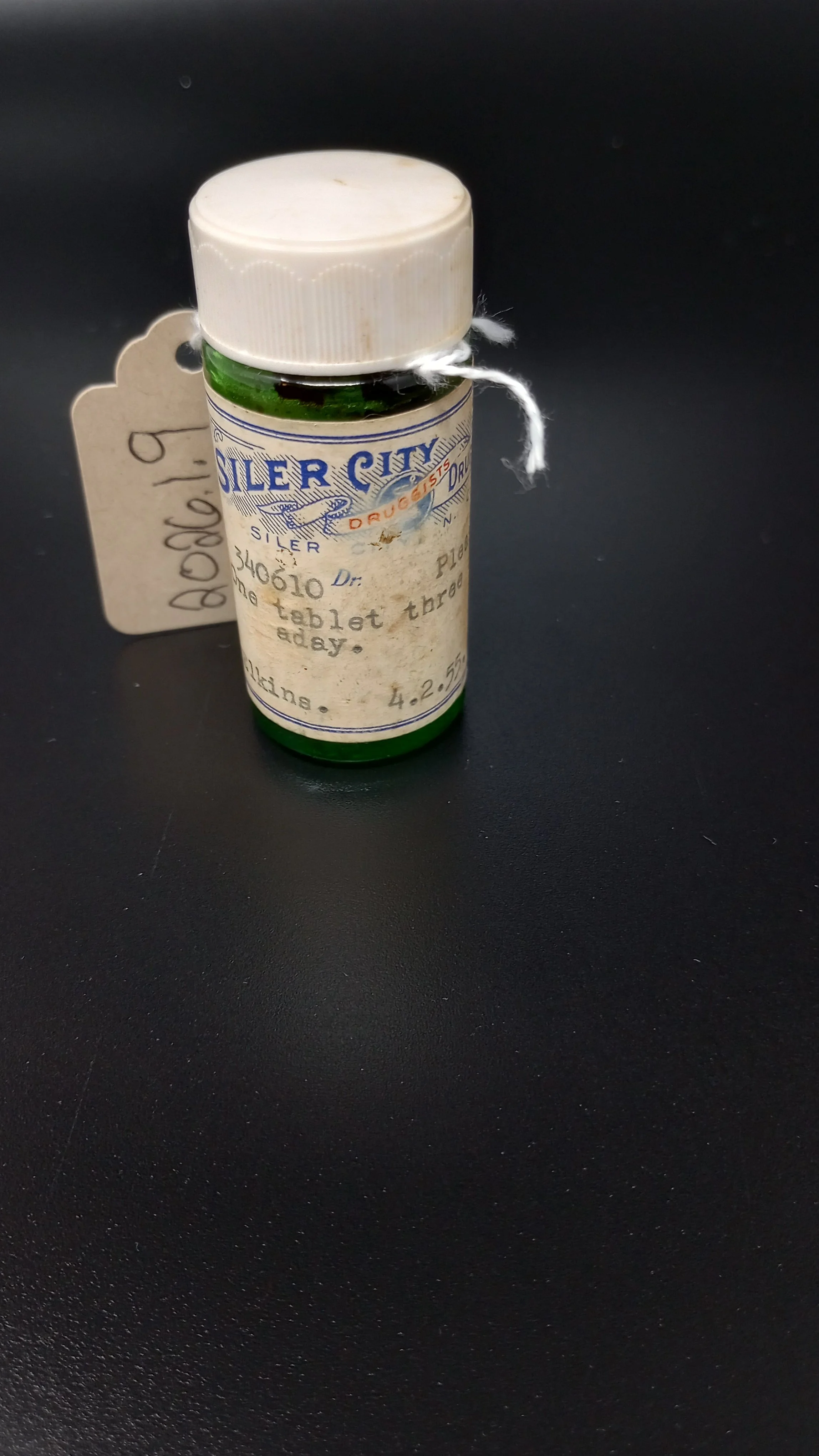 Vintage Siler City Drug Co Bottle