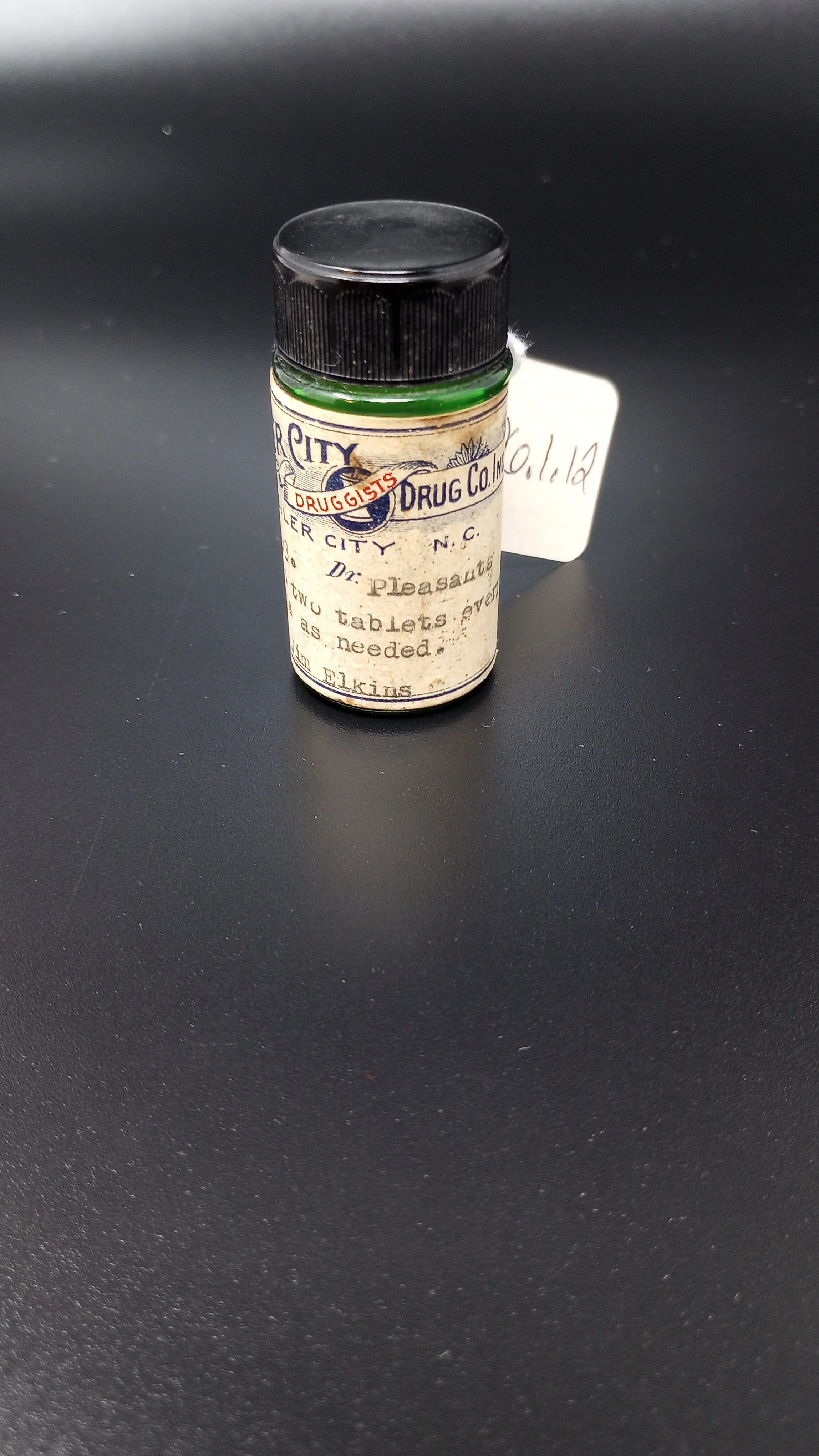 Vintage Siler City Drug Co Bottle