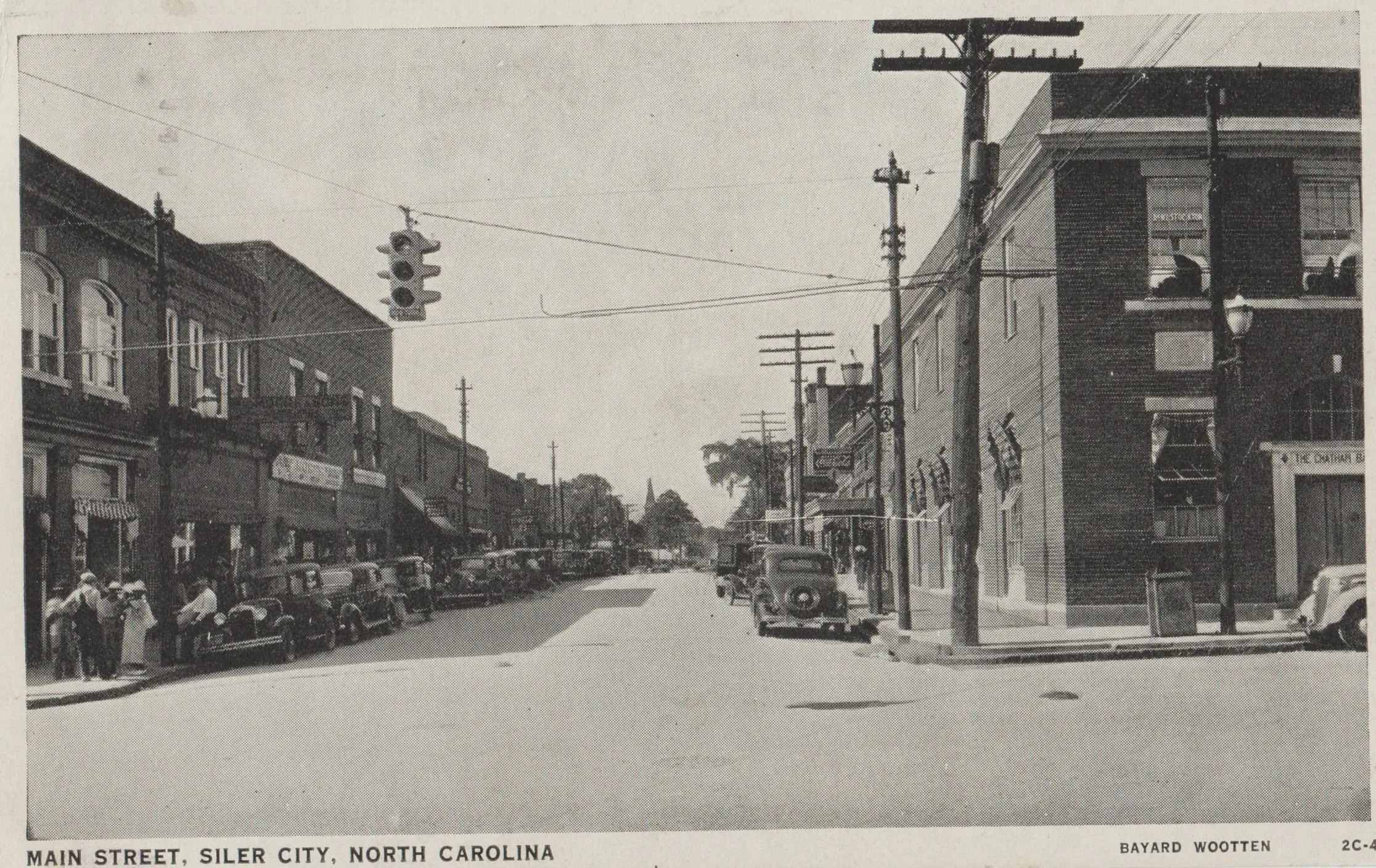 Old photo of downtown Siler City