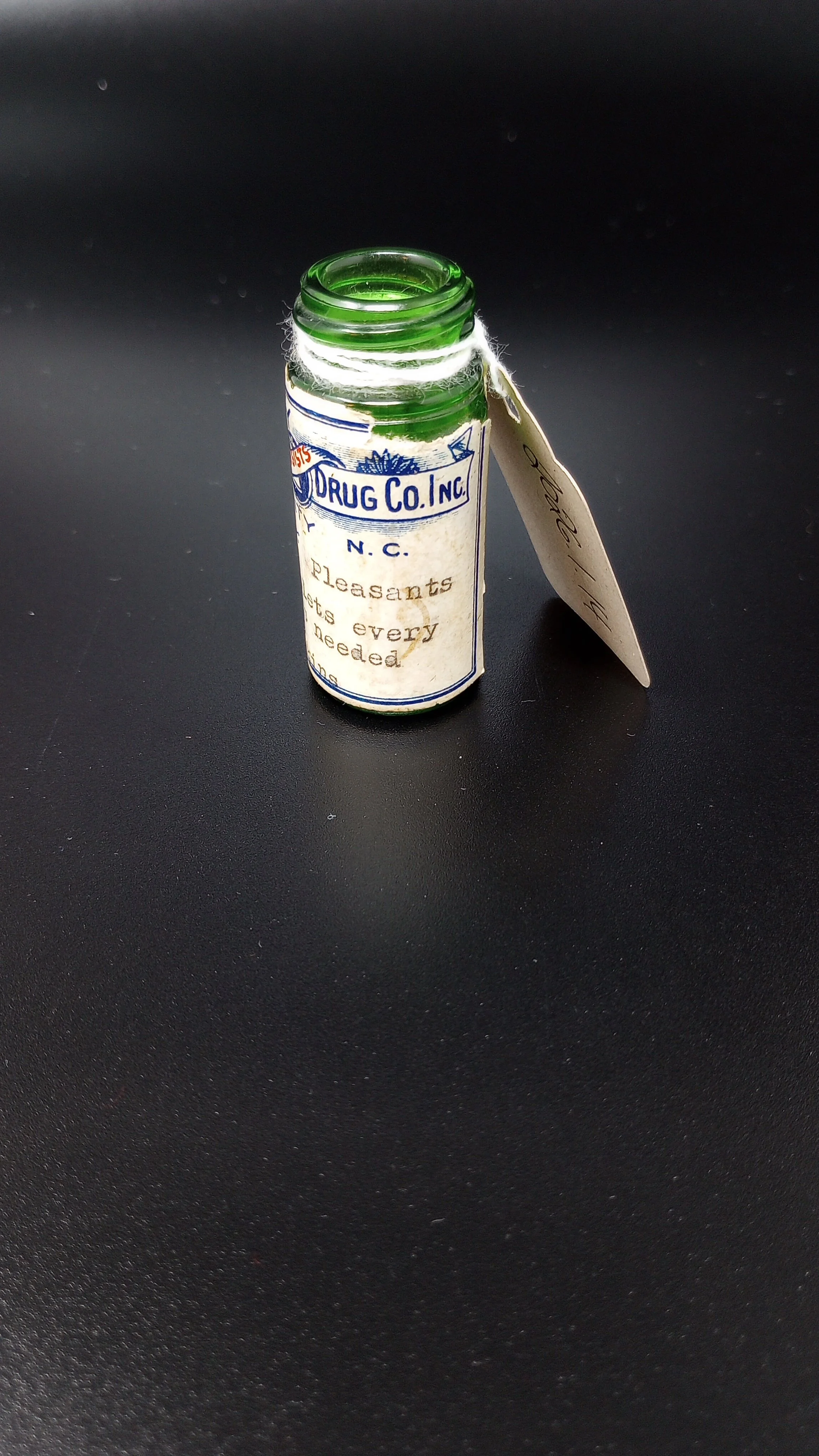 Vintage Siler City Drug Co Bottle