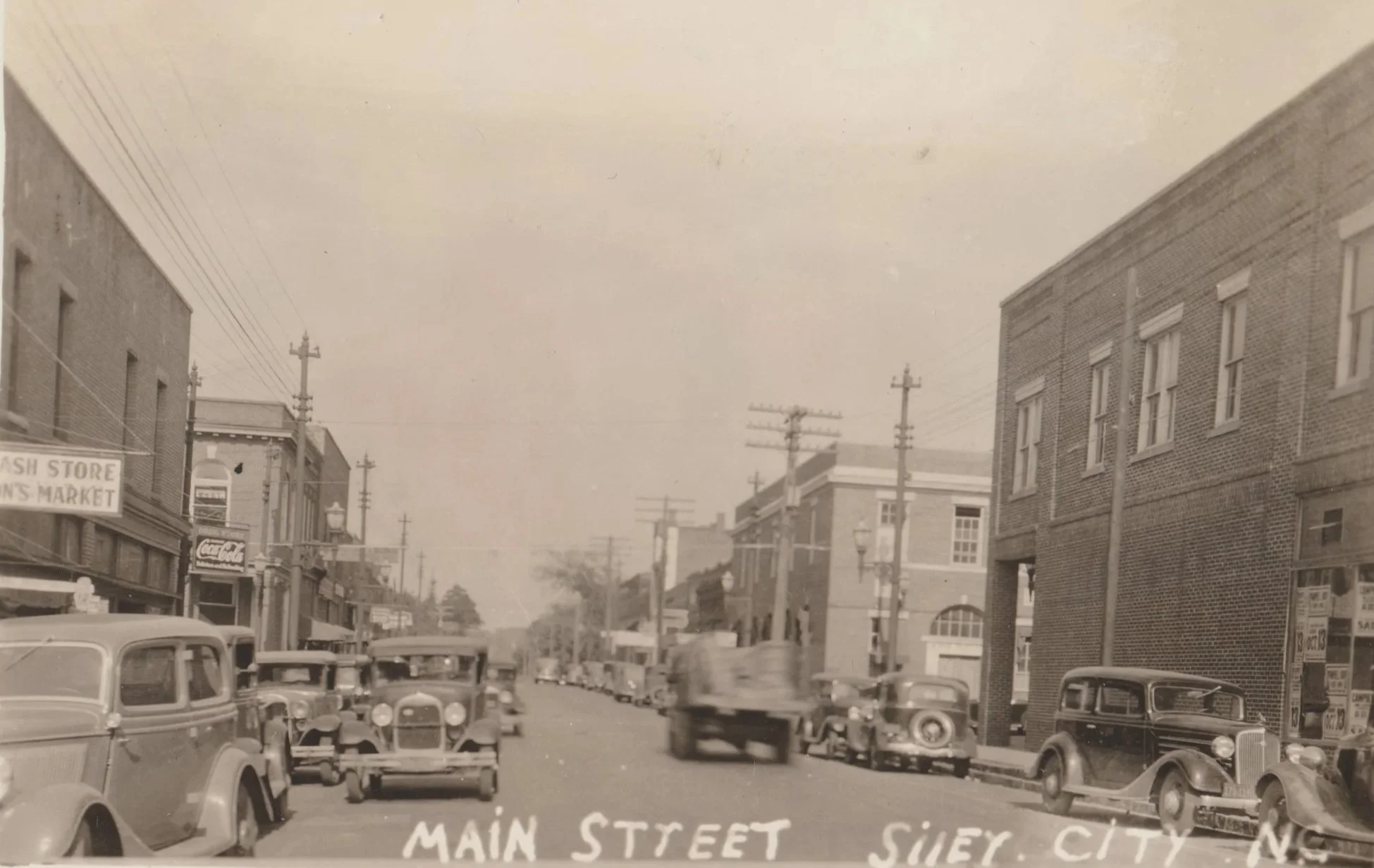 Old Photo Of Downtown Siler City