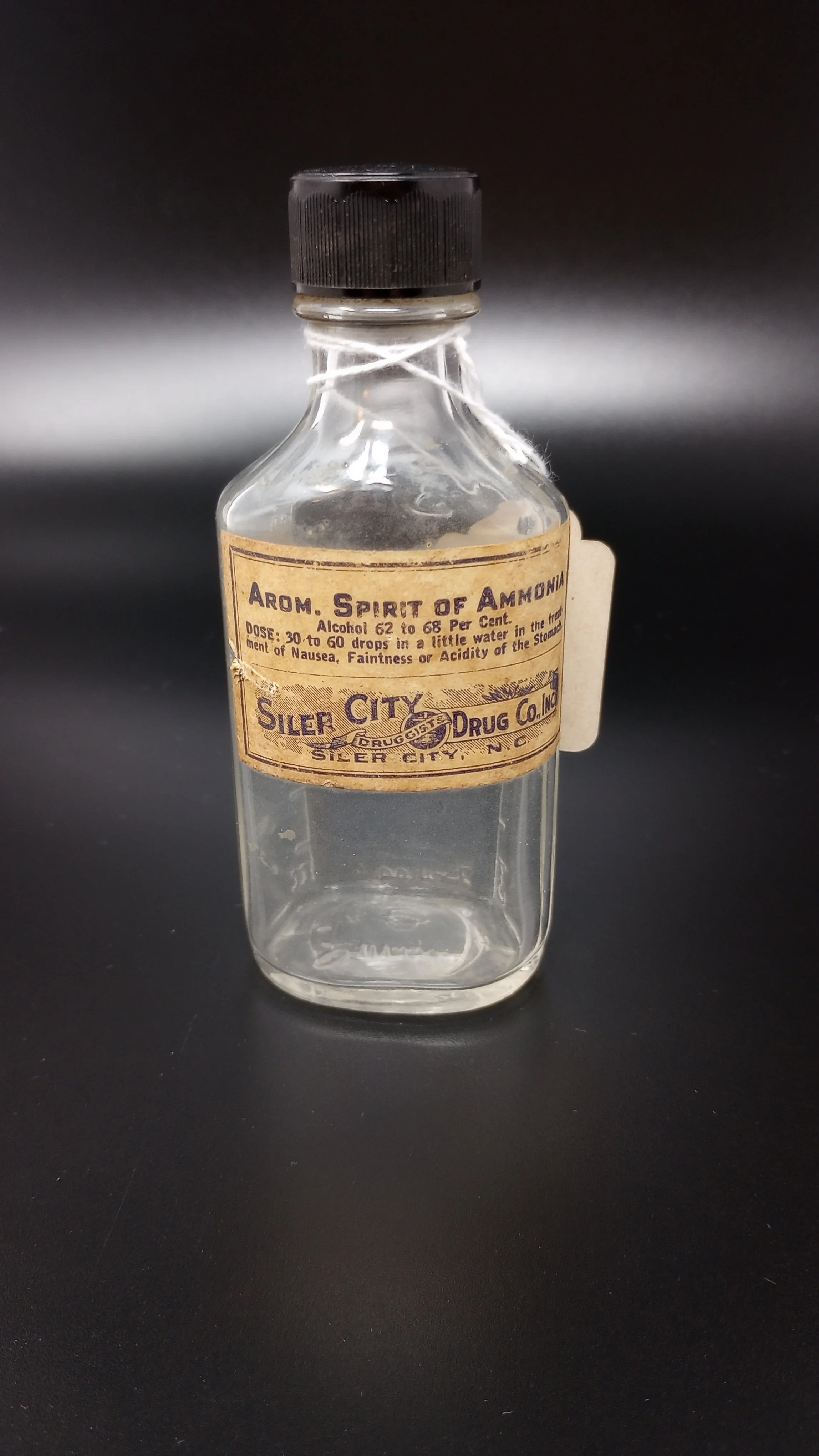 Vintage Siler City Drug Co Bottle