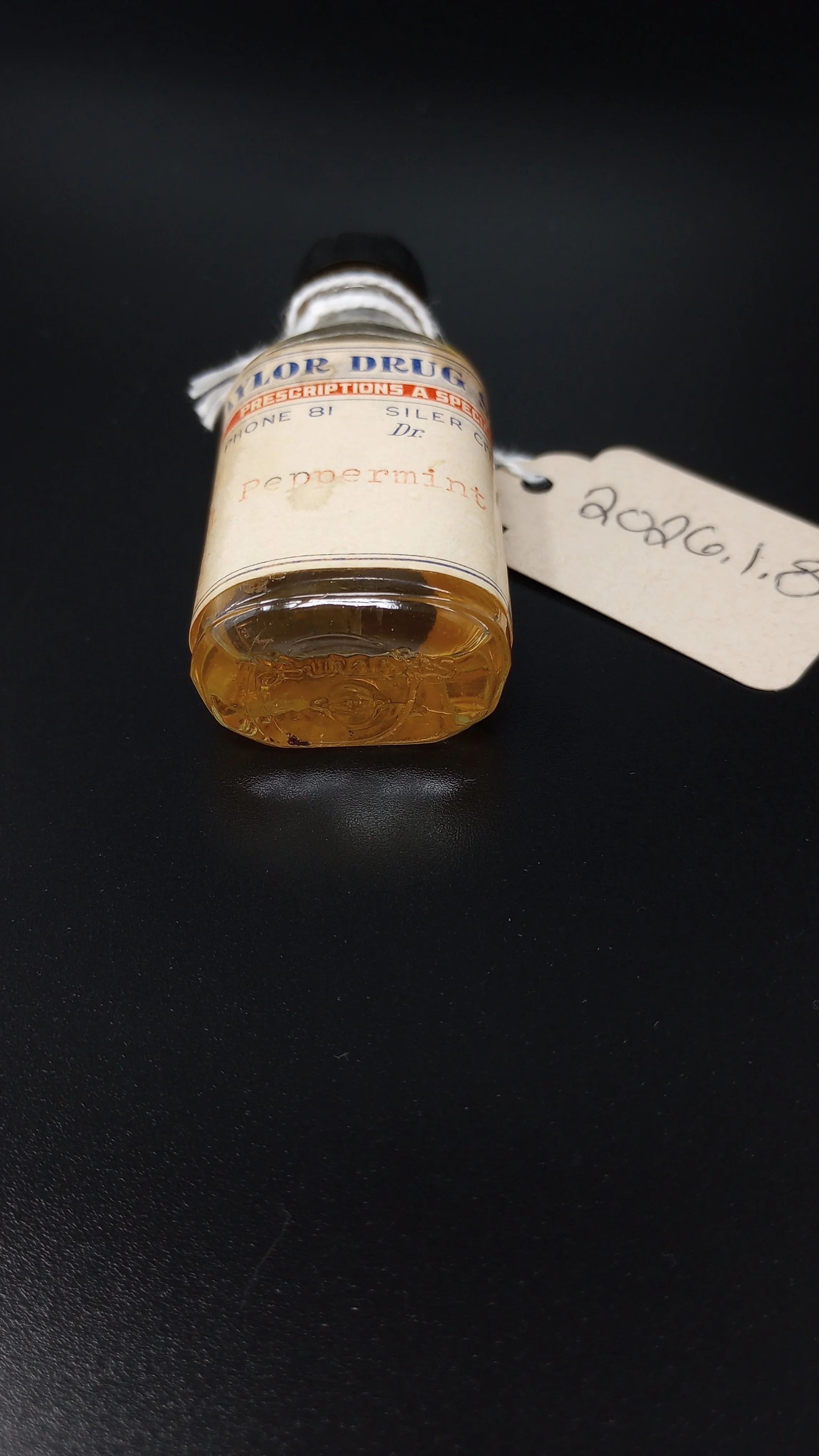 Vintage Taylor Drug Store Bottle From Siler City