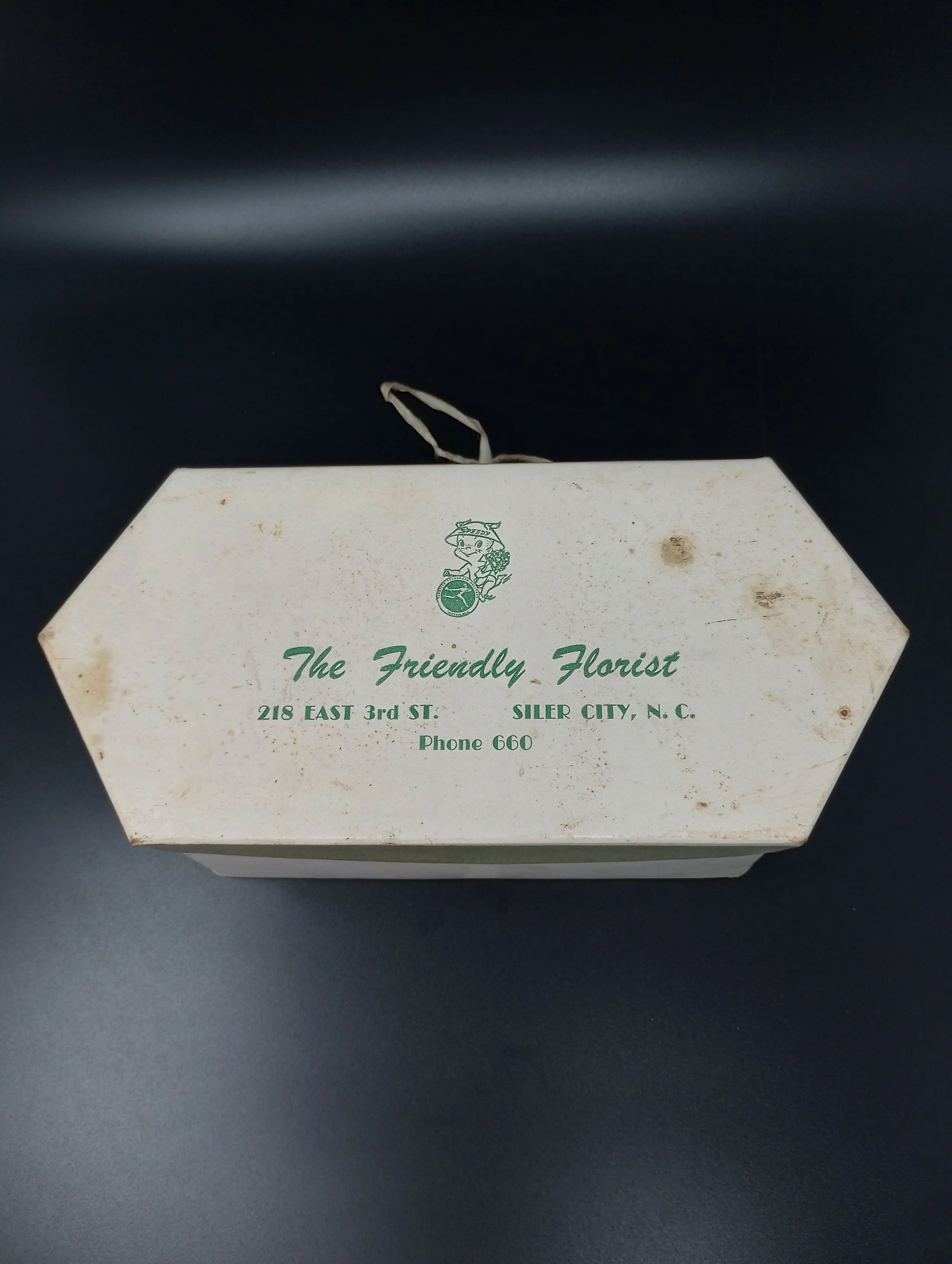 Vintage Box From The Friendly Florist Siler City