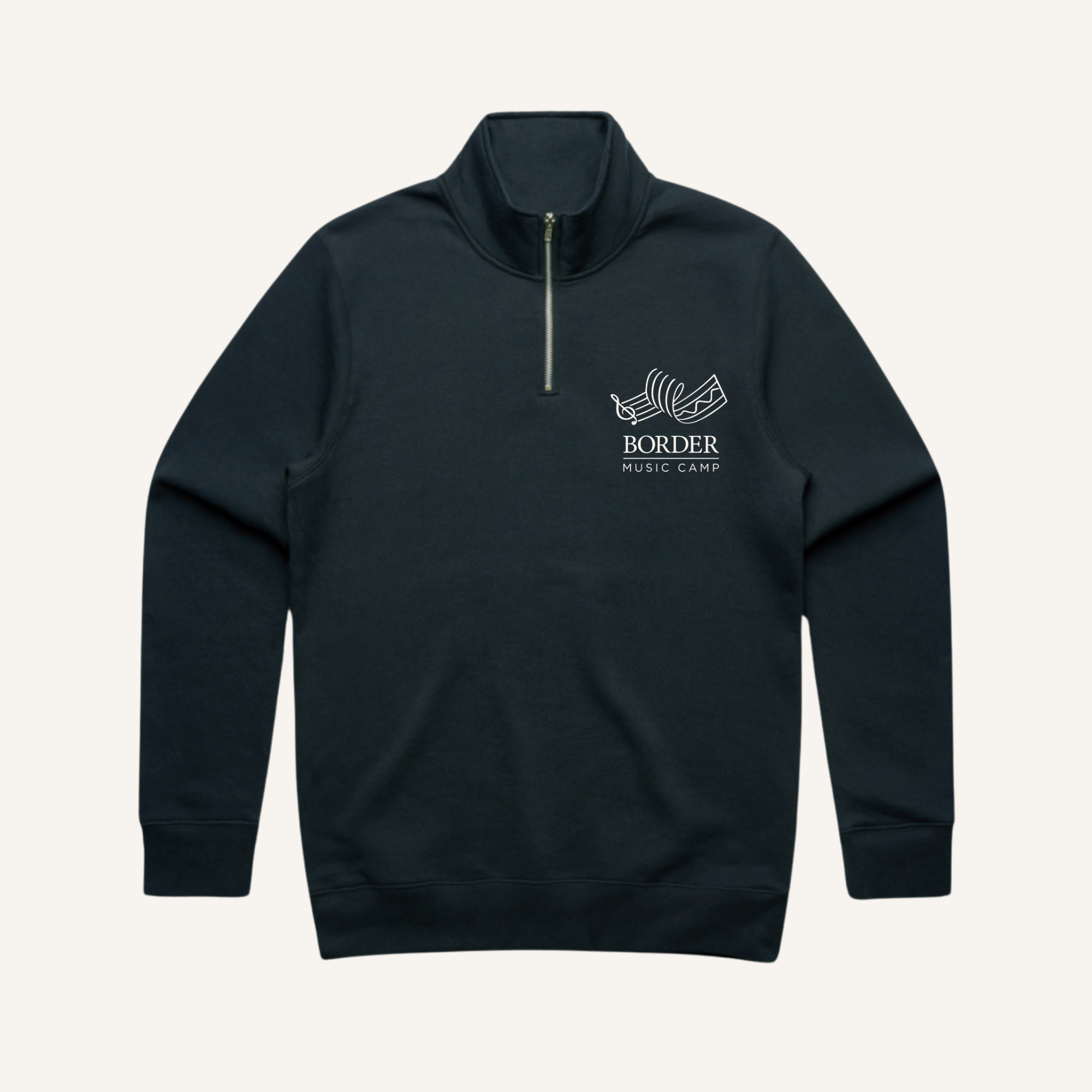 Half Zip Crew Neck Jumper.png