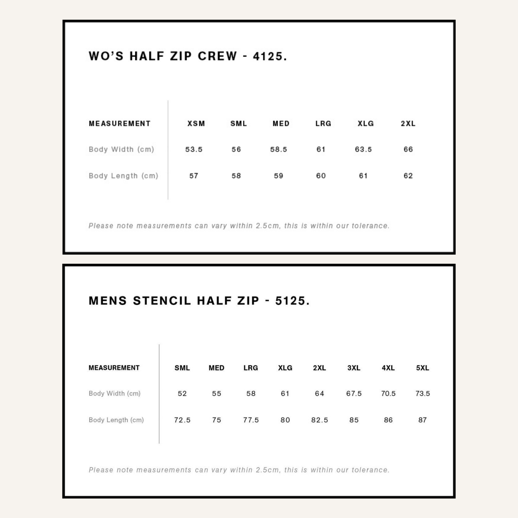 Half Zip Crew Neck Jump - Sizing.png